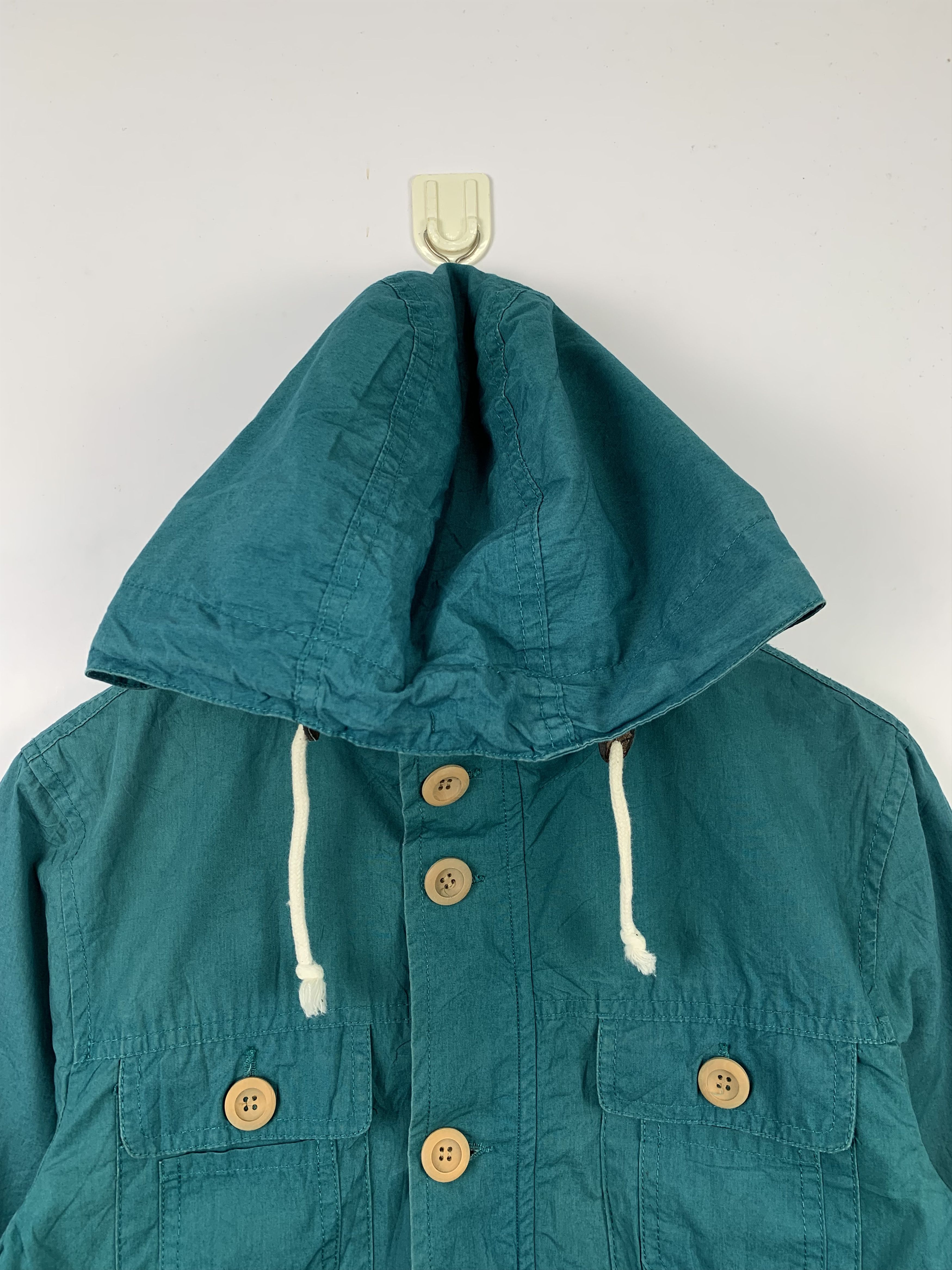 Topman Vintage TOPMAN 3DPocket Hoodie Button Up Jacket J0439 Size US S / EU 44-46 / 1 - 2 Thumbnail
