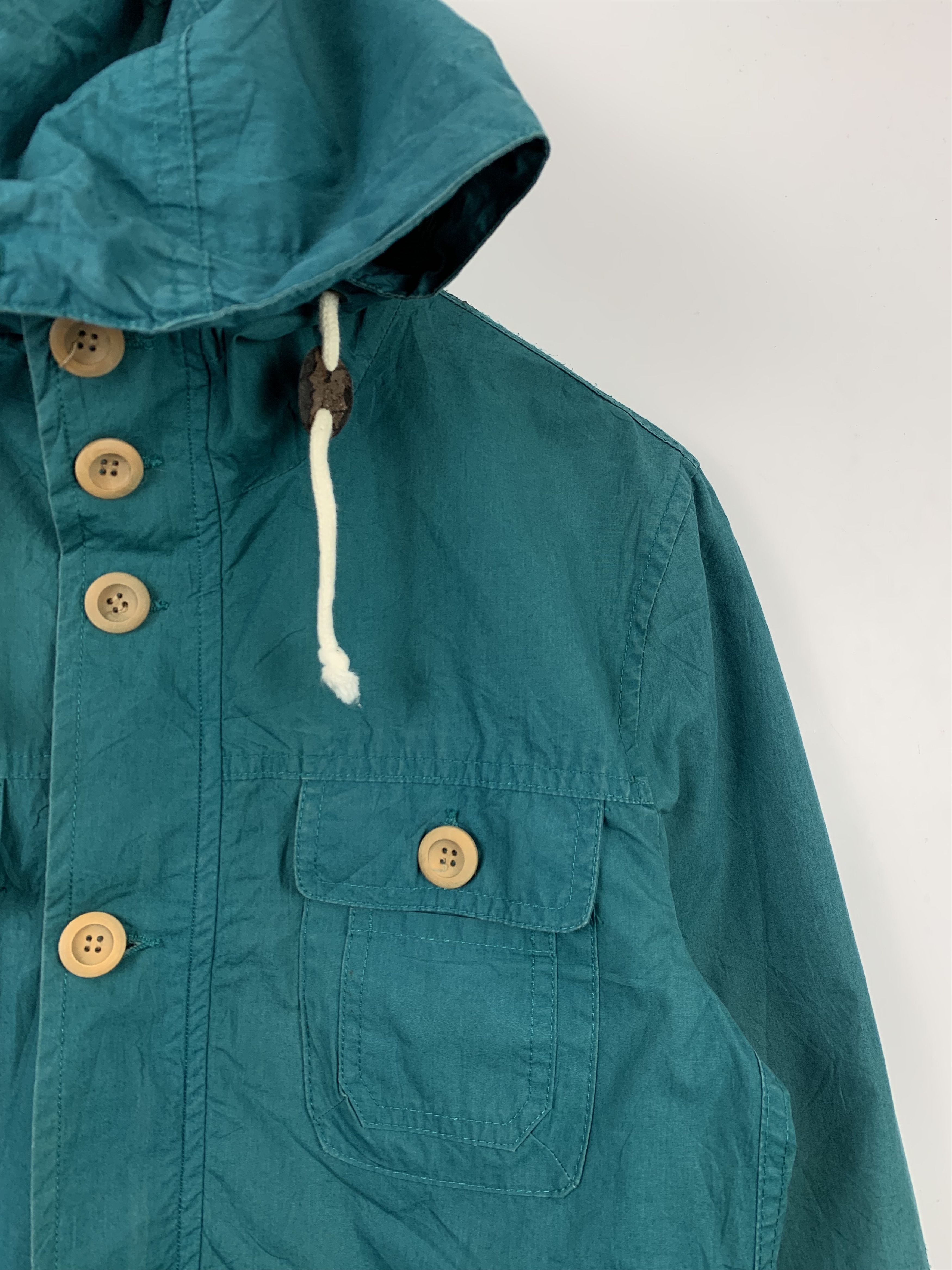 Topman Vintage TOPMAN 3DPocket Hoodie Button Up Jacket J0439 Size US S / EU 44-46 / 1 - 4 Thumbnail
