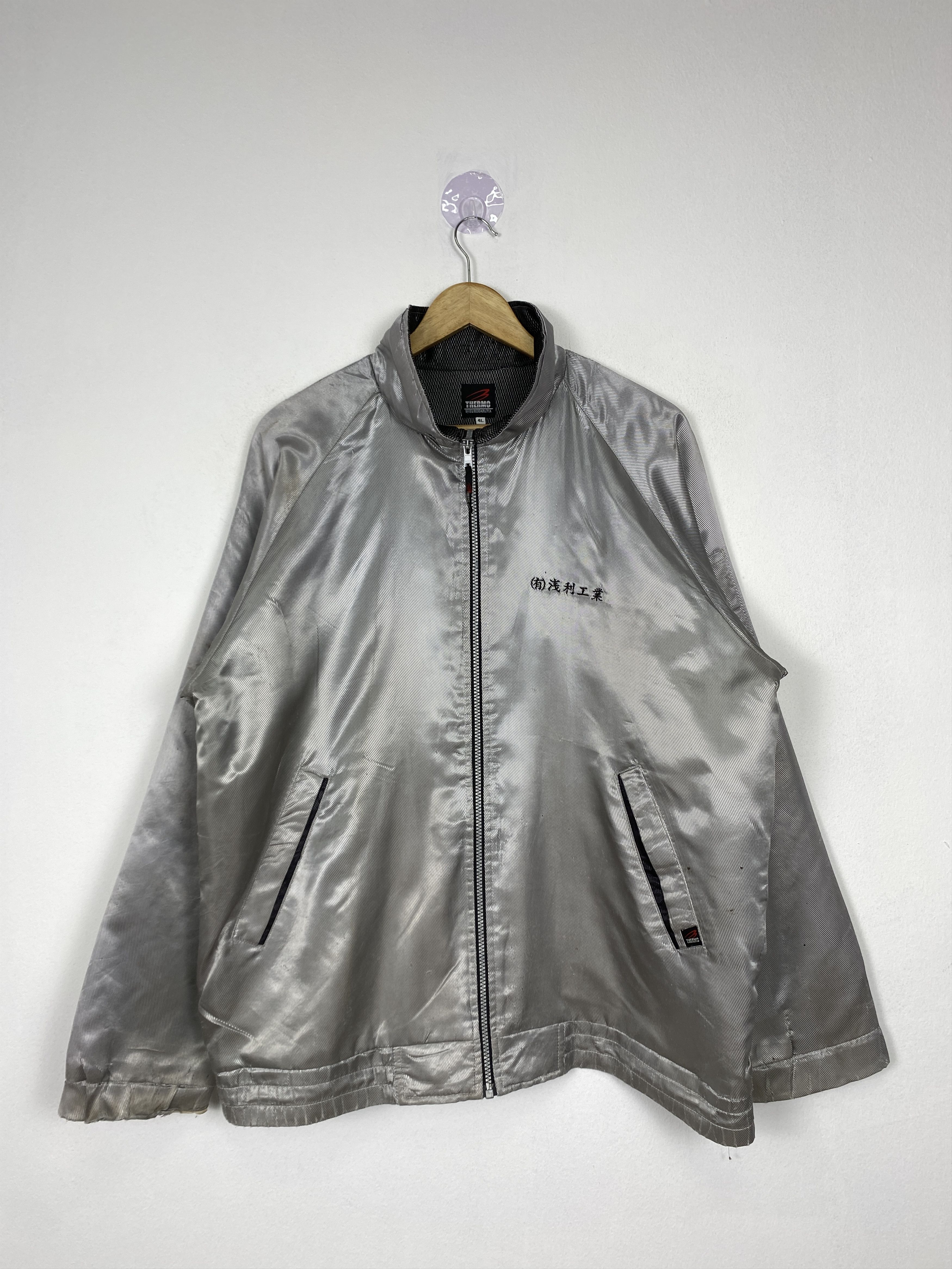 Japanese Brand × Vintage Vintage Thermo Kurodaruma Zip Up Jacket Size US M / EU 48-50 / 2 - 1 Thumbnail