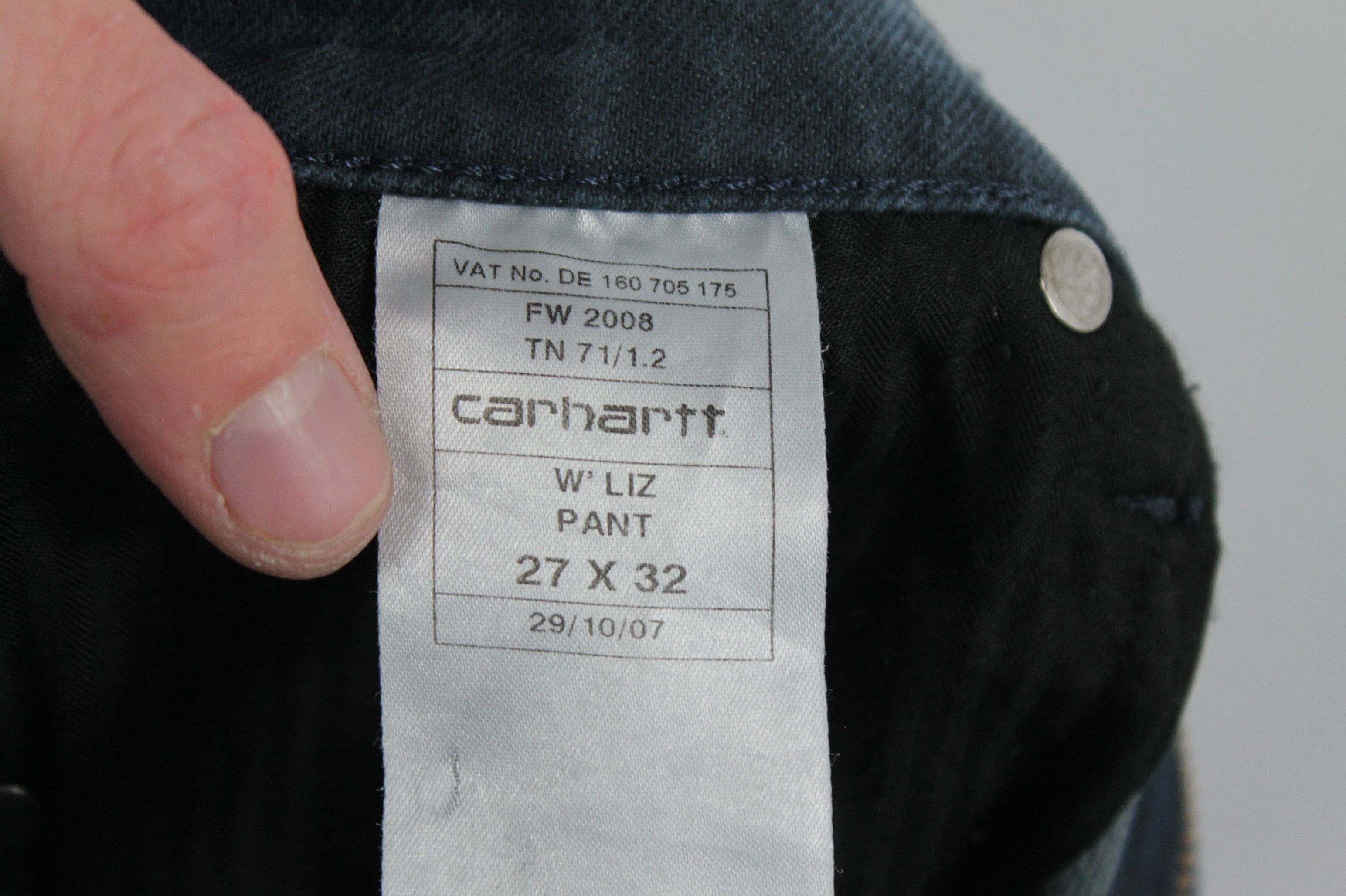 Carhartt × Carhartt Wip Y2K Carhartt W'Liz Skinny Women's Jeans Size 27" / US 4 / IT 40 - 6 Thumbnail