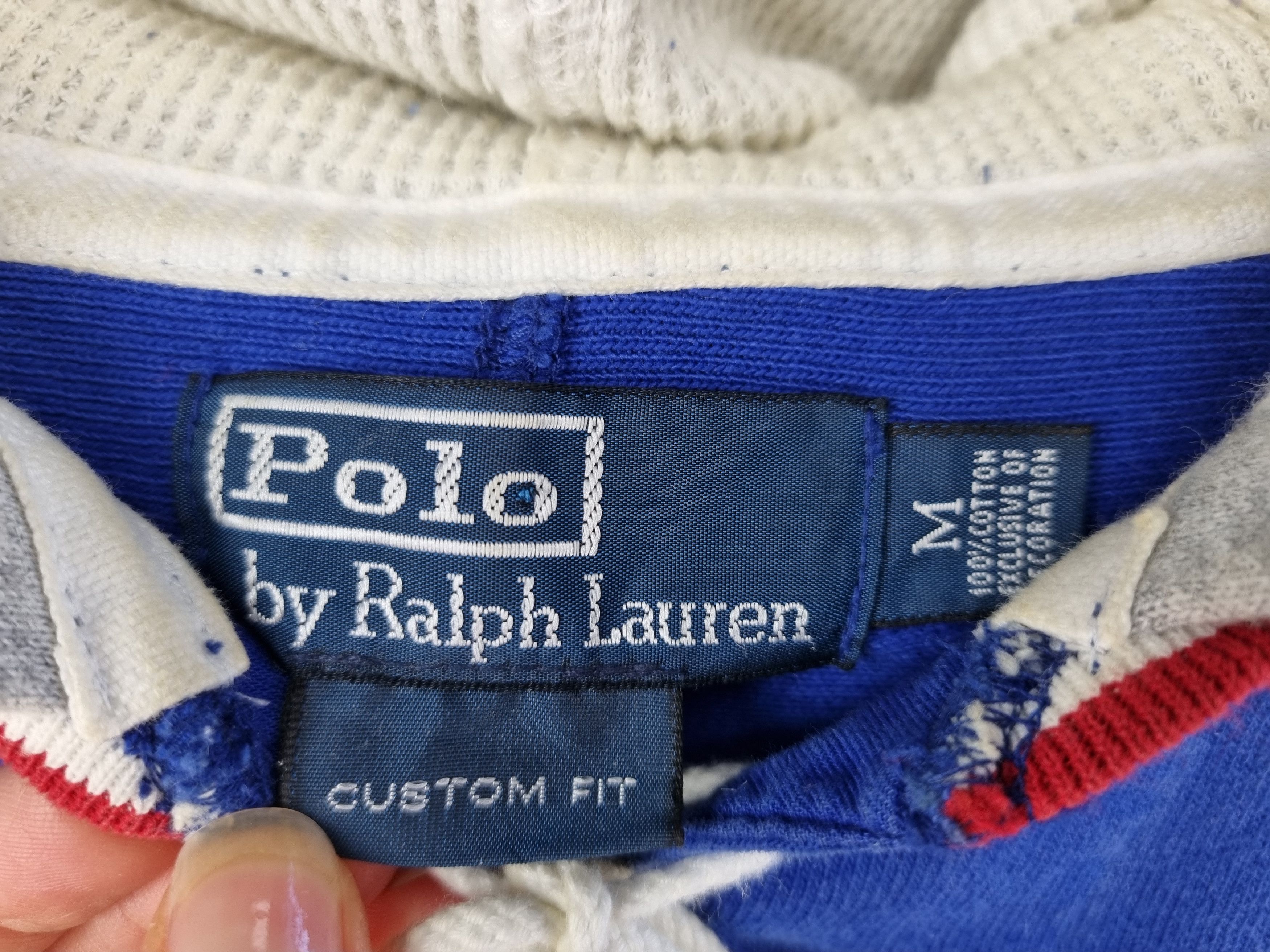 Polo Ralph Lauren × Rugby Ralph Lauren Polo by Ralph Lauren Spell Out Rugby hooded longsleeve Size US M / EU 48-50 / 2 - 8 Thumbnail