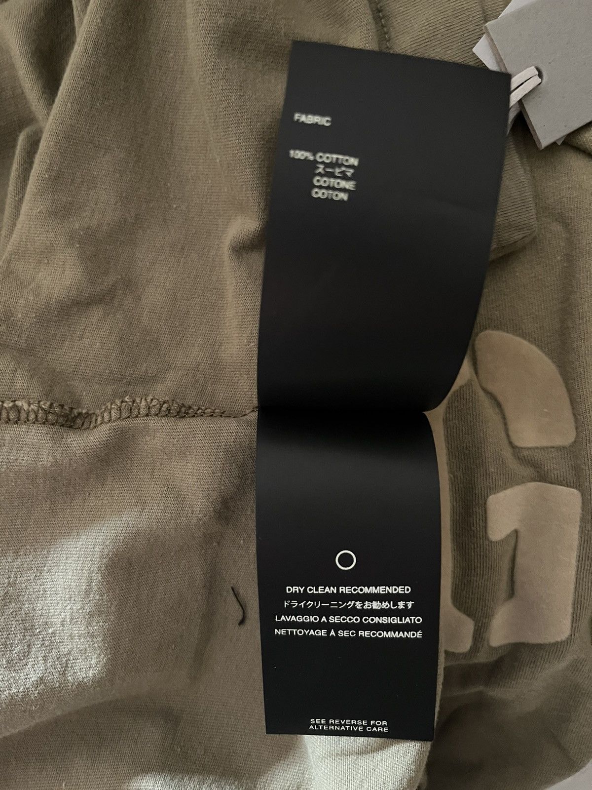 Fear of God Fear of God "FG7C" Logo Tee (Vintage Army, Small) Size US S / EU 44-46 / 1 - 10 Thumbnail