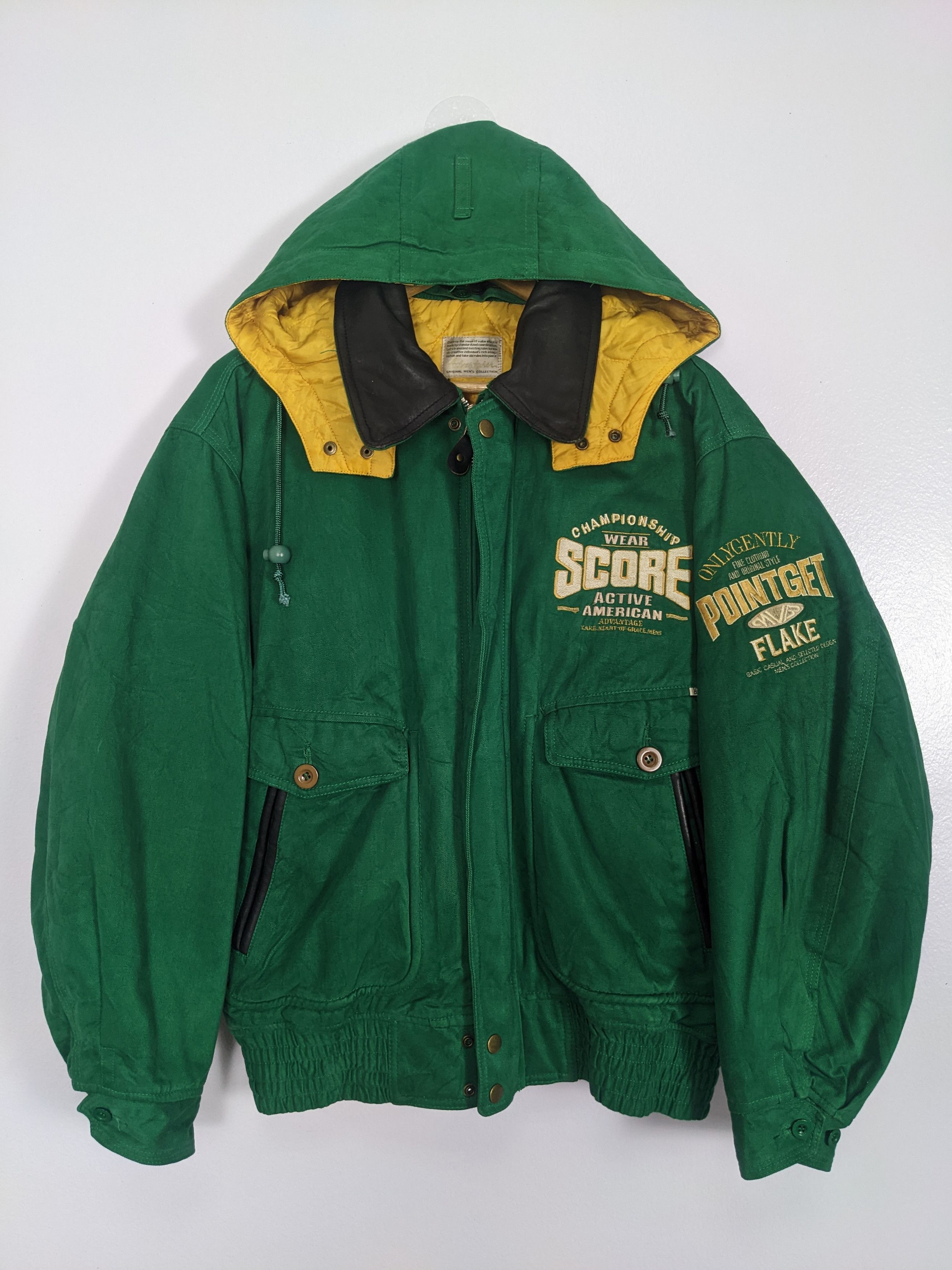 Japanese Brand Vintage ADVENTURE Zip Up Quilted Lining Hoodie Jacket J0224 Size US M / EU 48-50 / 2 - 1 Thumbnail