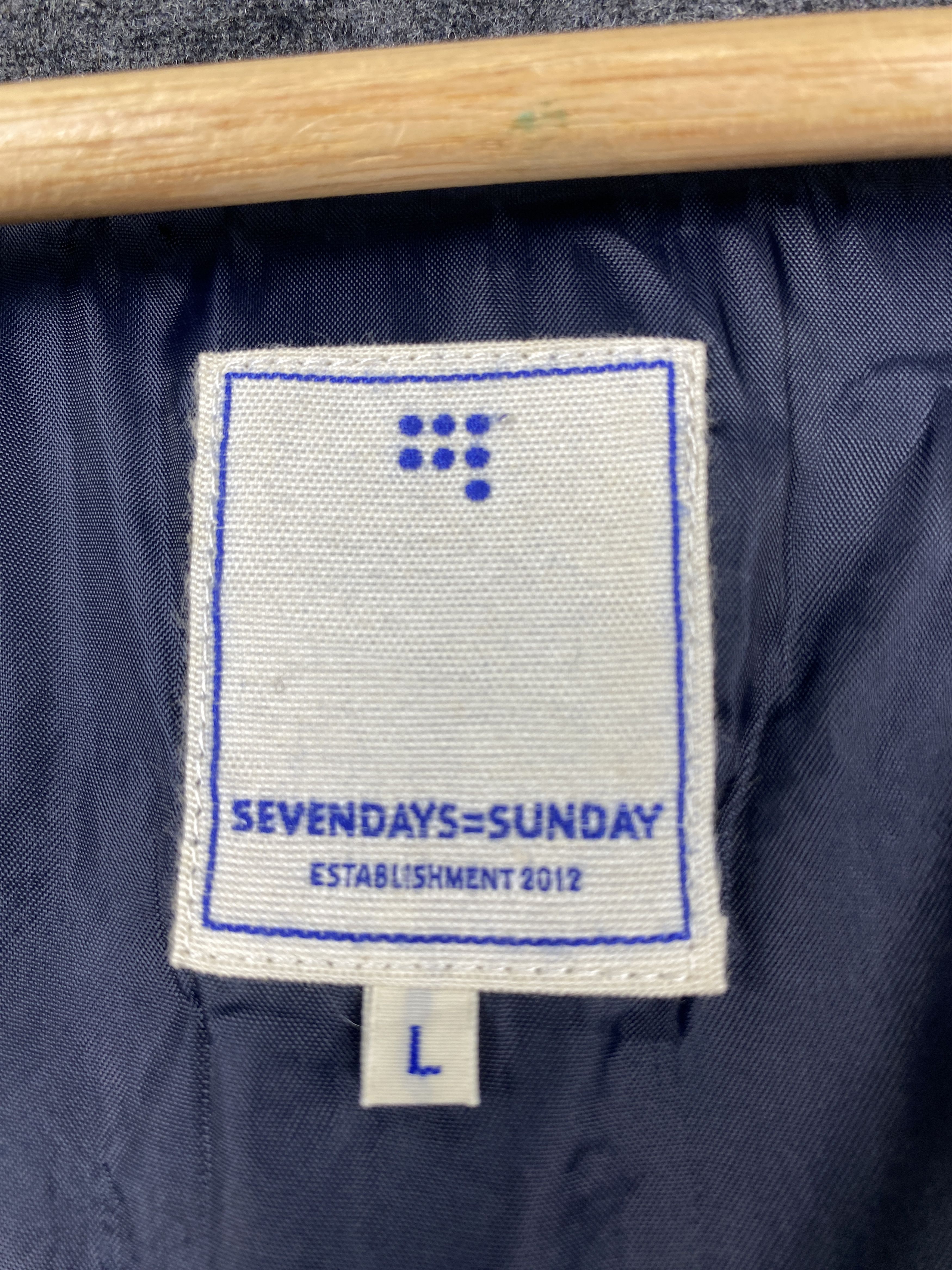 Japanese Brand Vintage Sevendays Sunday Hoodie Puffer Jacket J1254 Size US S / EU 44-46 / 1 - 13 Thumbnail