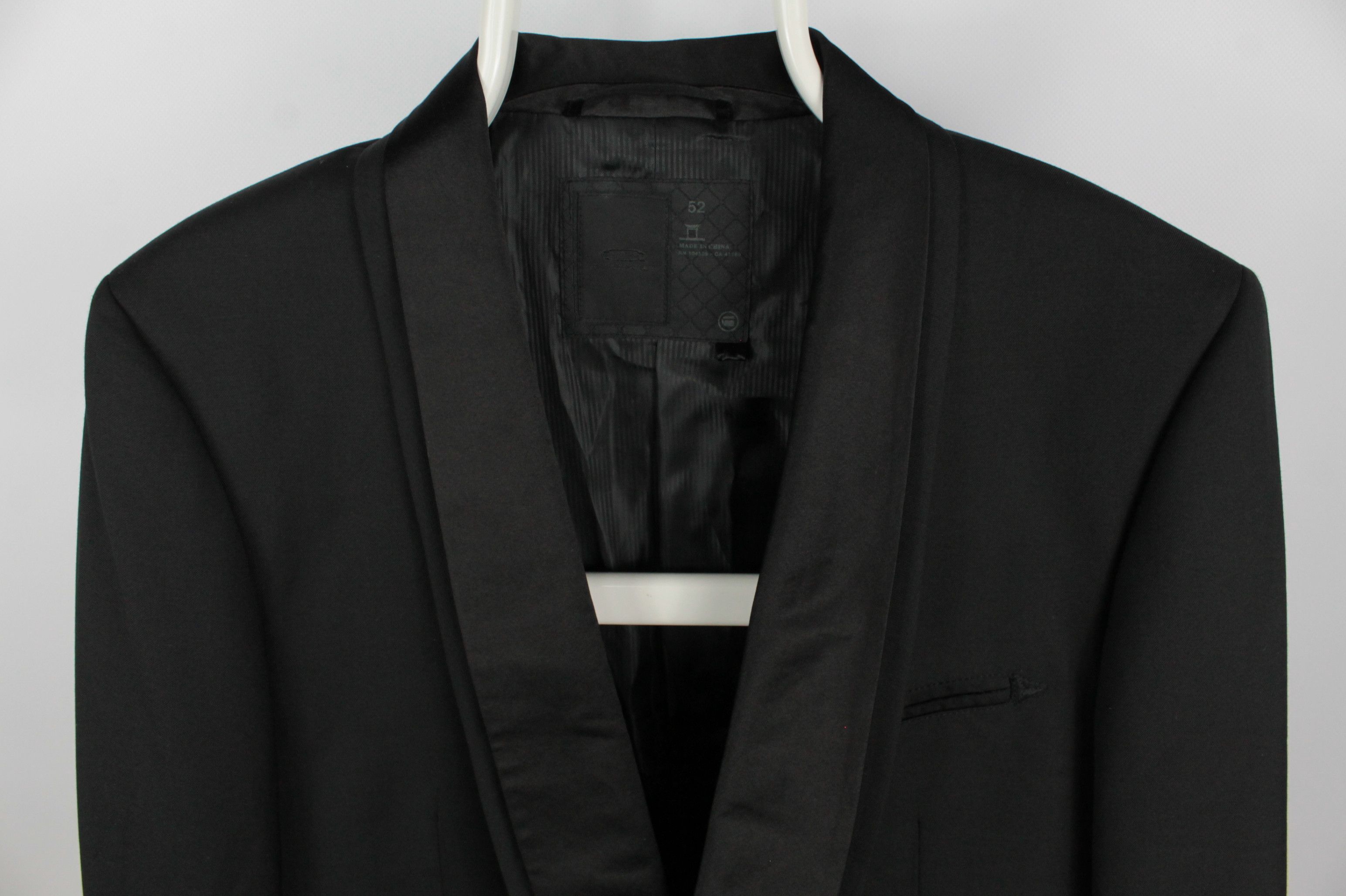 G-Star G-Star Raw Slim Fit Midnight Smoking Blazer Jacket Black Size US L / EU 52-54 / 3 - 2 Thumbnail
