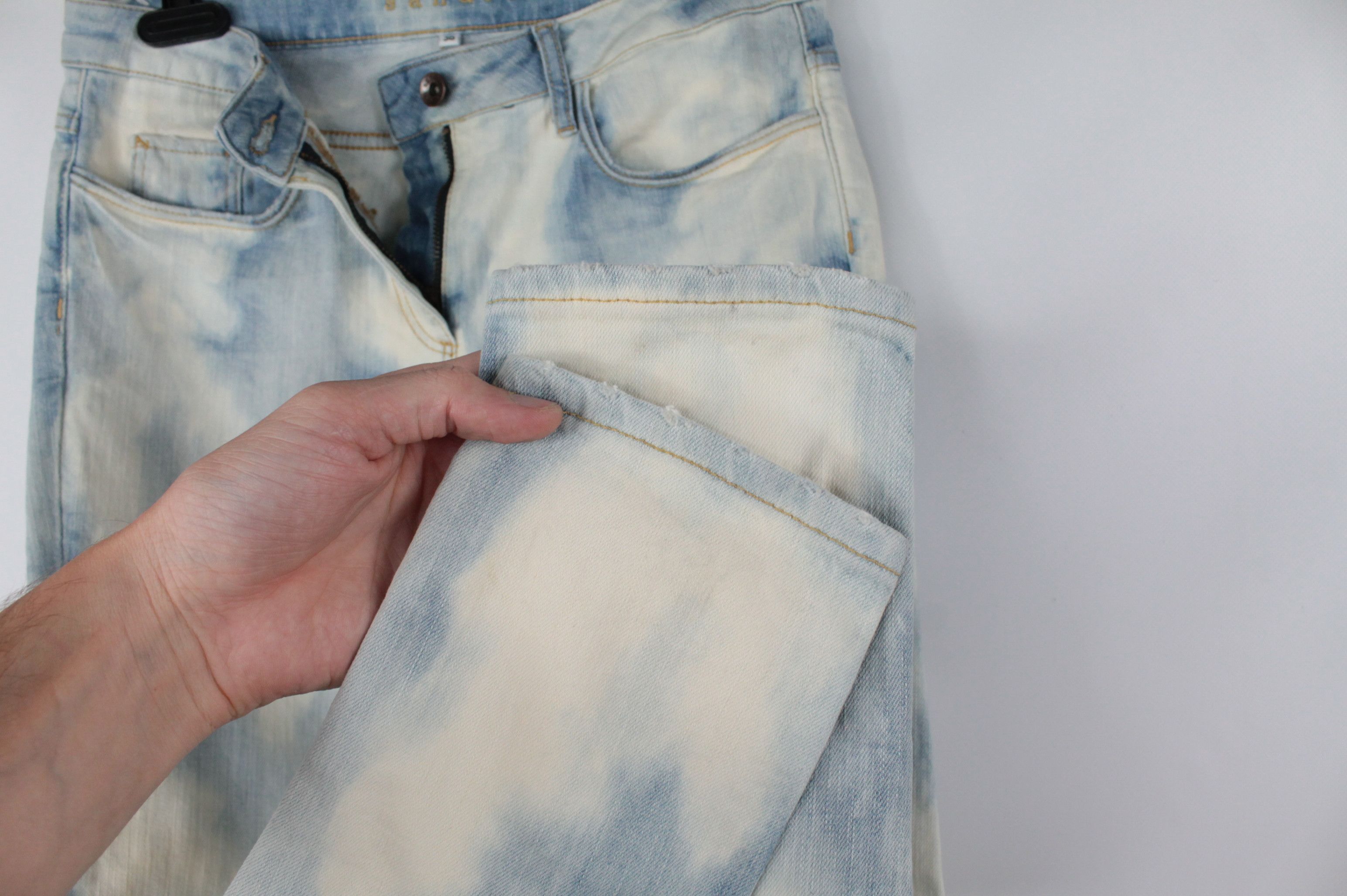 Designer × Sandro Sandro Paris Slim Fit Mid Rise Wash Denim Women's Jeans Size 26" / US 2 / IT 38 - 3 Thumbnail