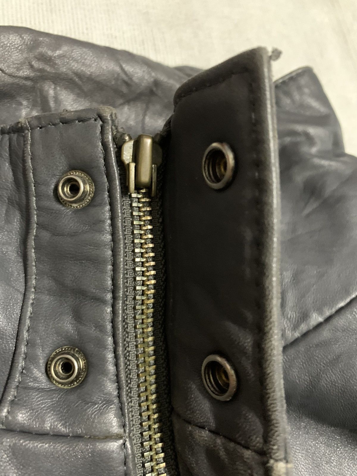 Other Vintage Paul Kehl Zurich (PKZ) Biker Leather Jacket Size US M / EU 48-50 / 2 - 5 Thumbnail