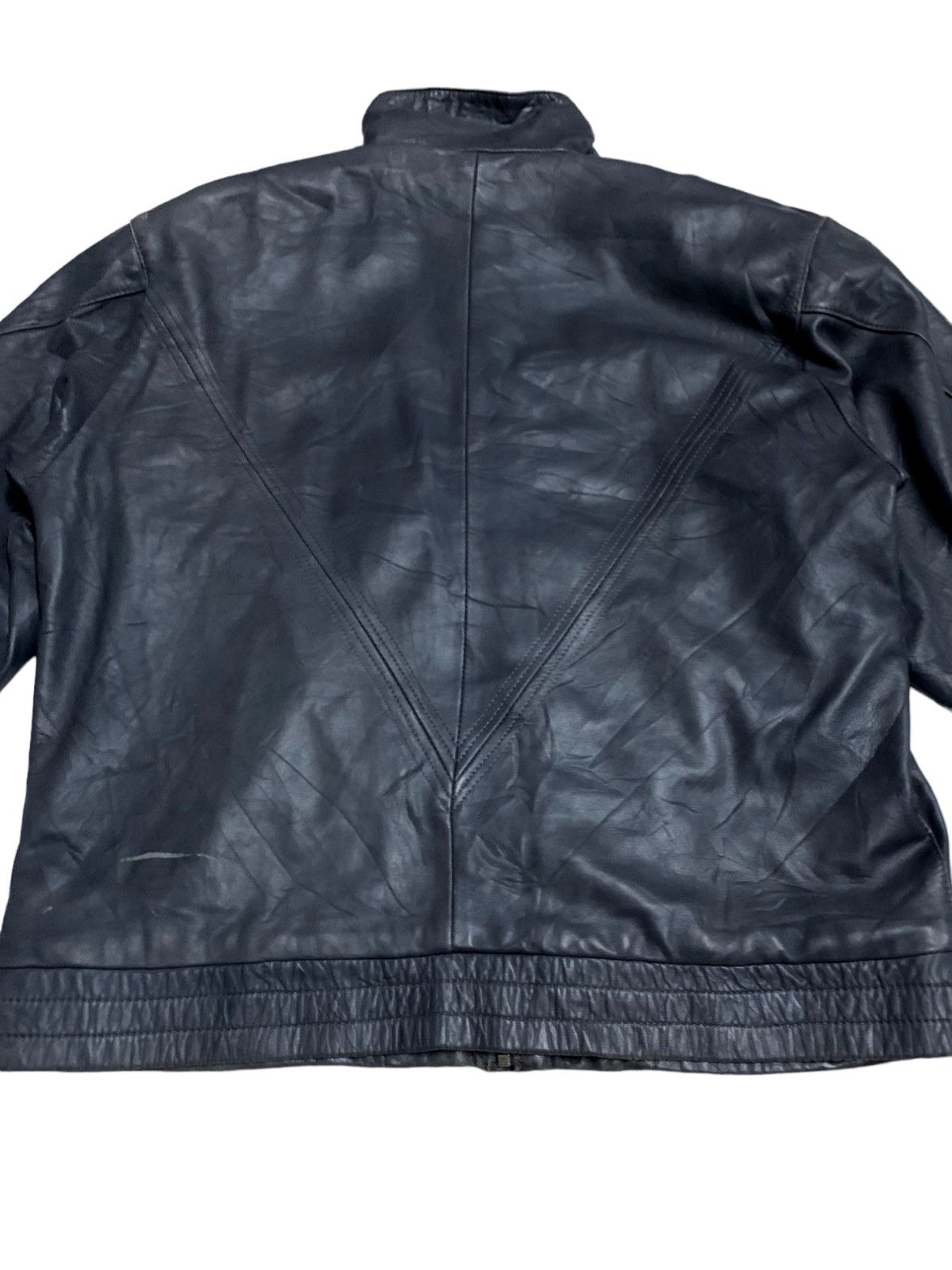 Other Vintage Paul Kehl Zurich (PKZ) Biker Leather Jacket Size US M / EU 48-50 / 2 - 11 Thumbnail