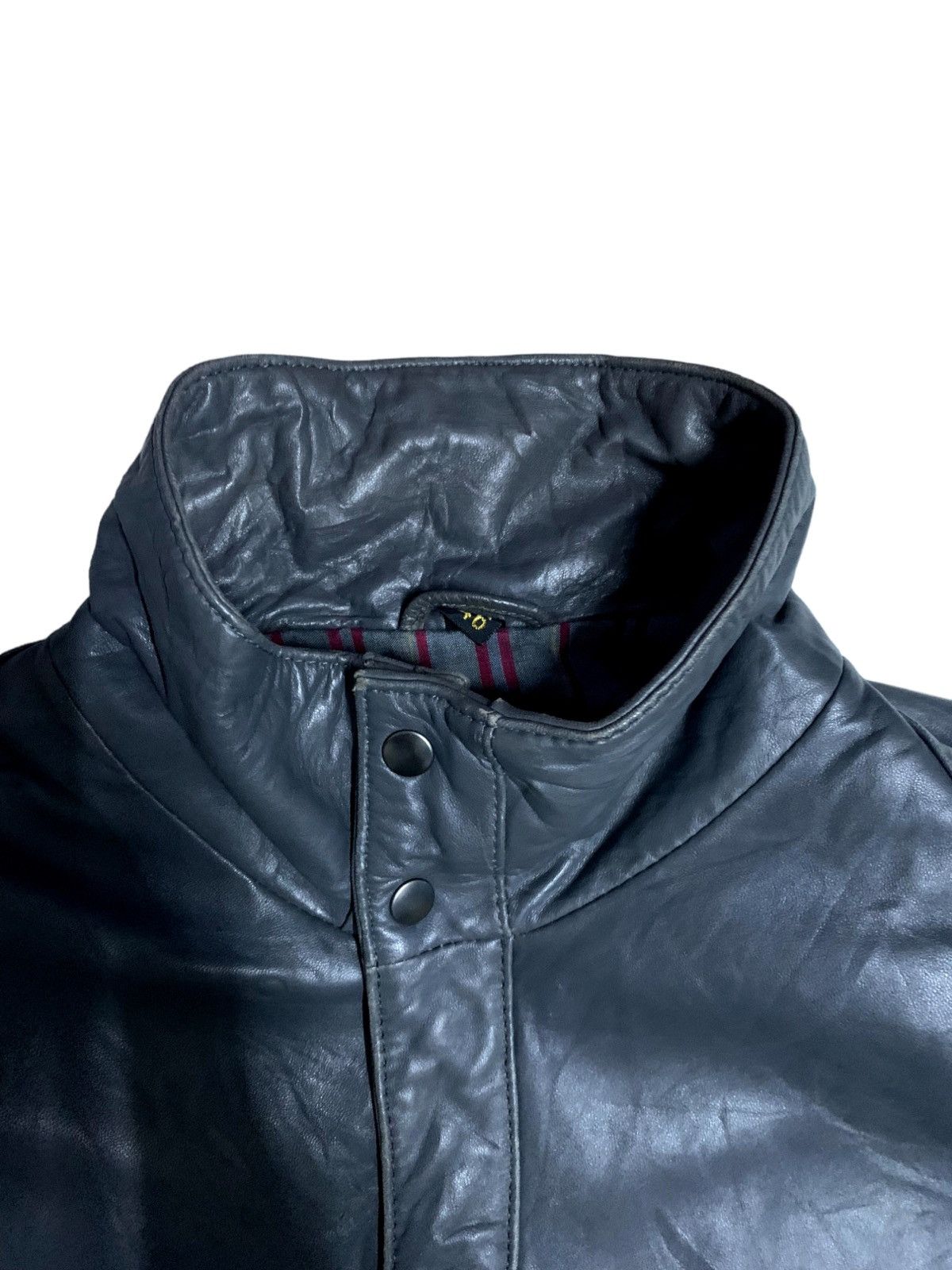 Other Vintage Paul Kehl Zurich (PKZ) Biker Leather Jacket Size US M / EU 48-50 / 2 - 4 Thumbnail