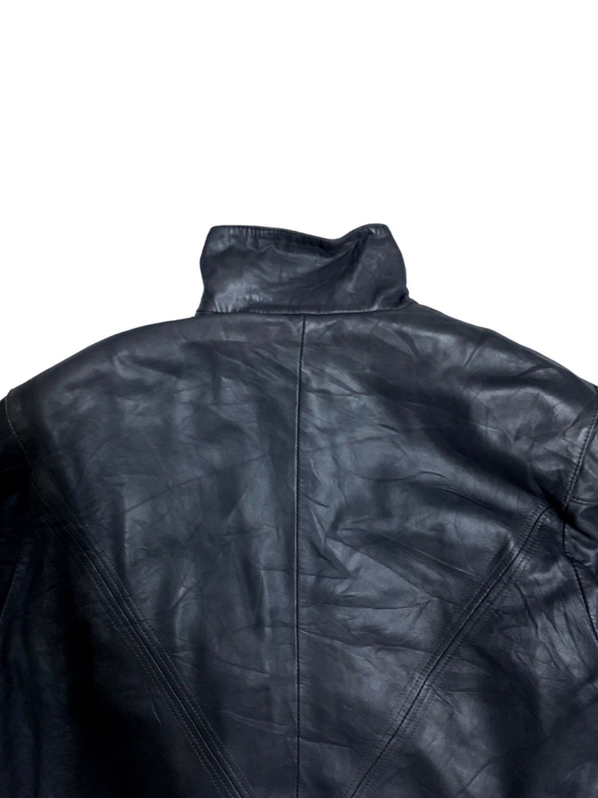 Other Vintage Paul Kehl Zurich (PKZ) Biker Leather Jacket Size US M / EU 48-50 / 2 - 12 Thumbnail