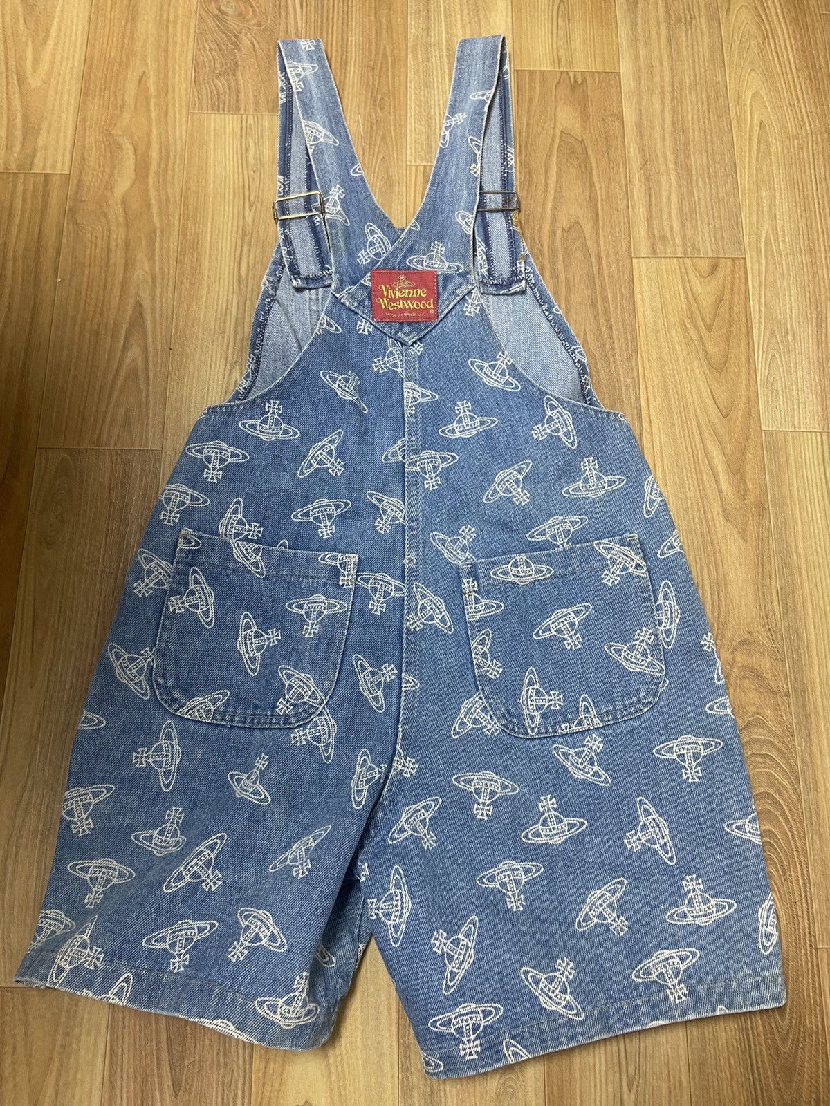 Vivienne Westwood Vivienne westwood VINTAGE 80s 90s Orb suspender denim pants Size US 27 - 2 Thumbnail