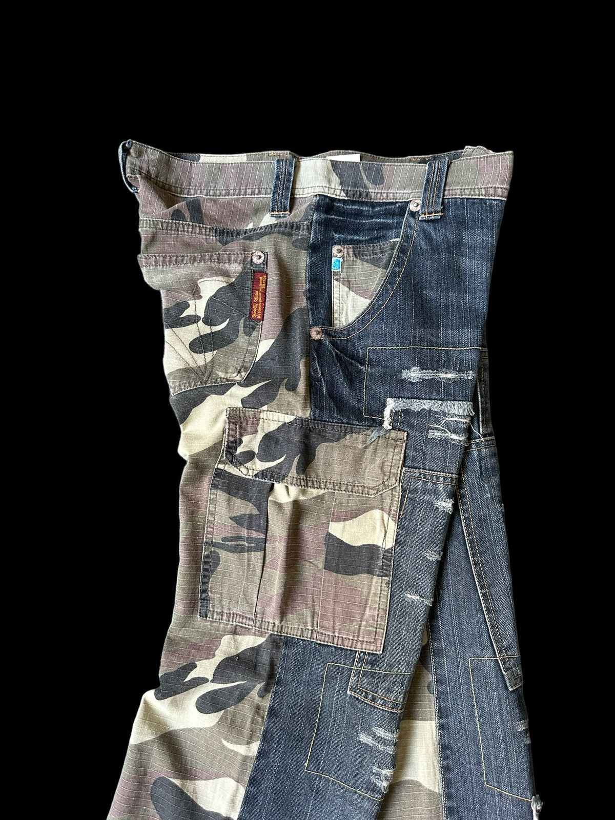 291295=Homme 00’s 291295 Homme reconstruction jeans Size US 31 - 17 Thumbnail