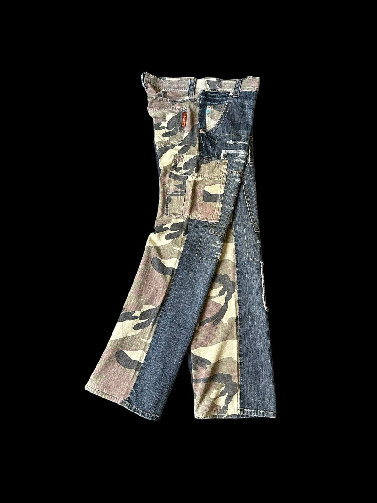 291295=Homme 00’s 291295 Homme reconstruction jeans Size US 31 - 16 Thumbnail