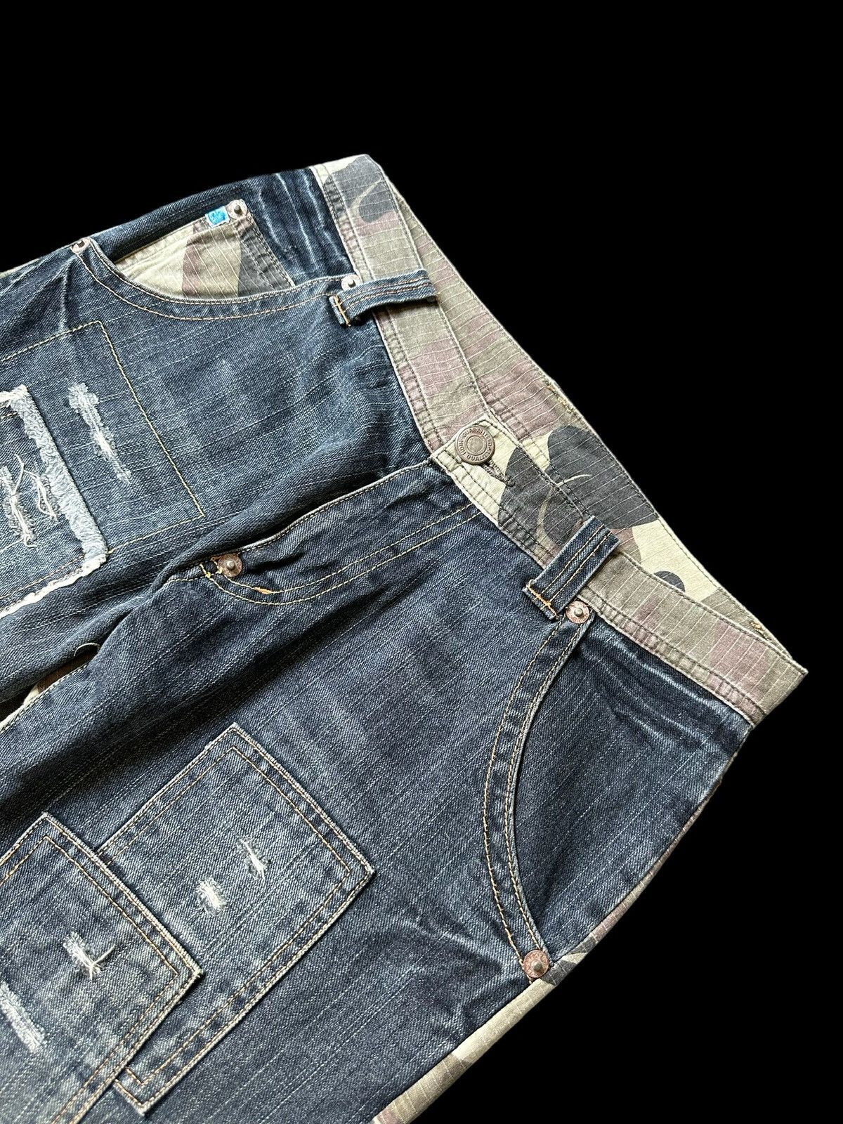 291295=Homme 00’s 291295 Homme reconstruction jeans Size US 31 - 7 Thumbnail