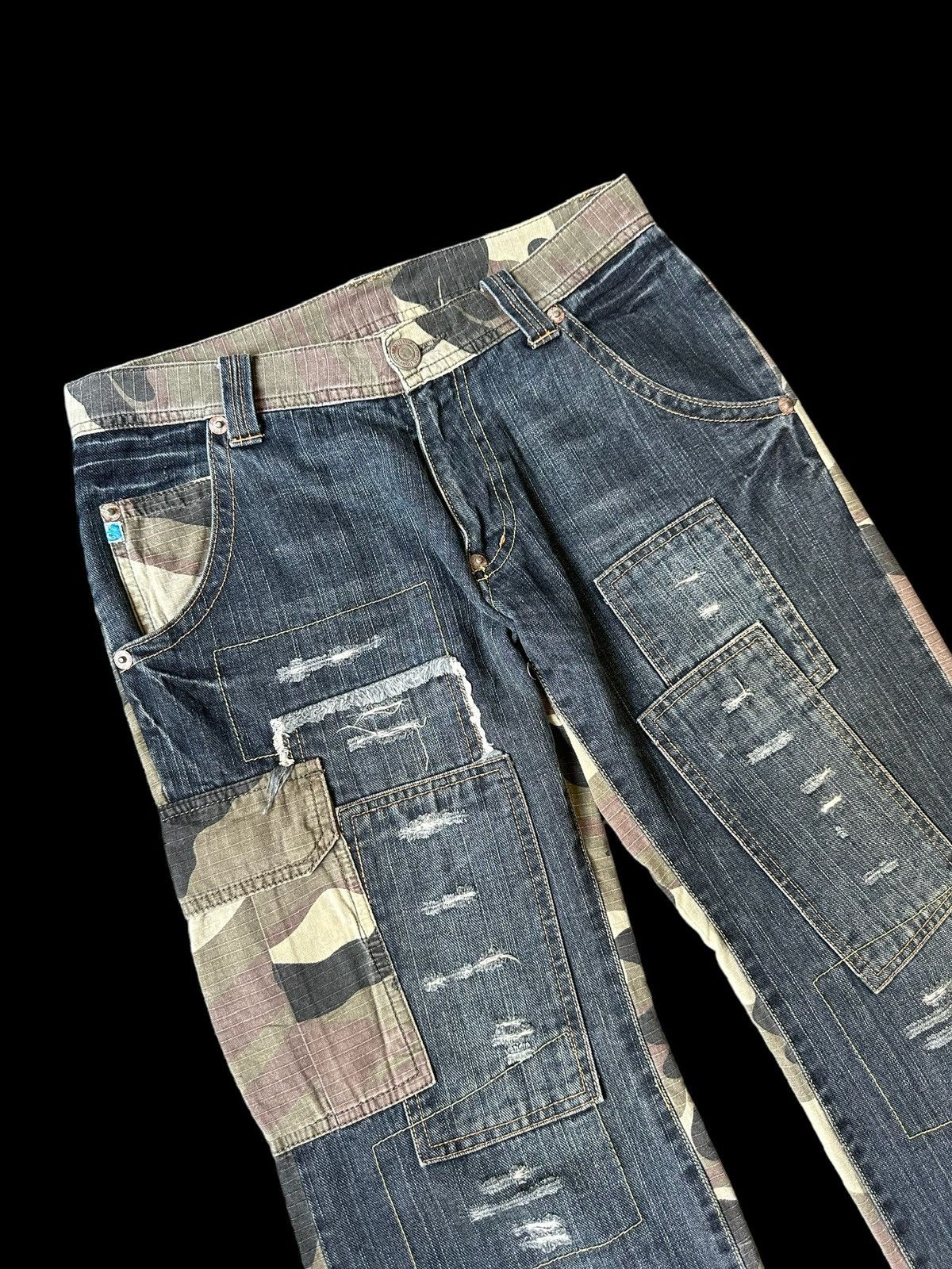 291295=Homme 00’s 291295 Homme reconstruction jeans Size US 31 - 9 Thumbnail