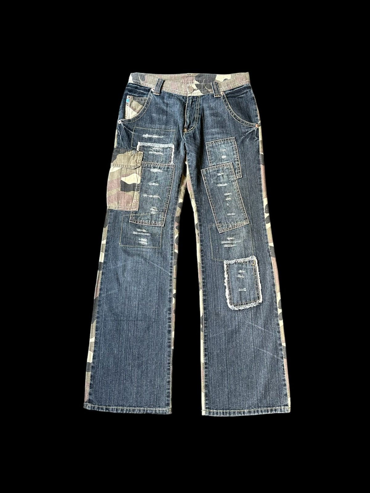 291295=Homme 00’s 291295 Homme reconstruction jeans Size US 31 - 2 Thumbnail