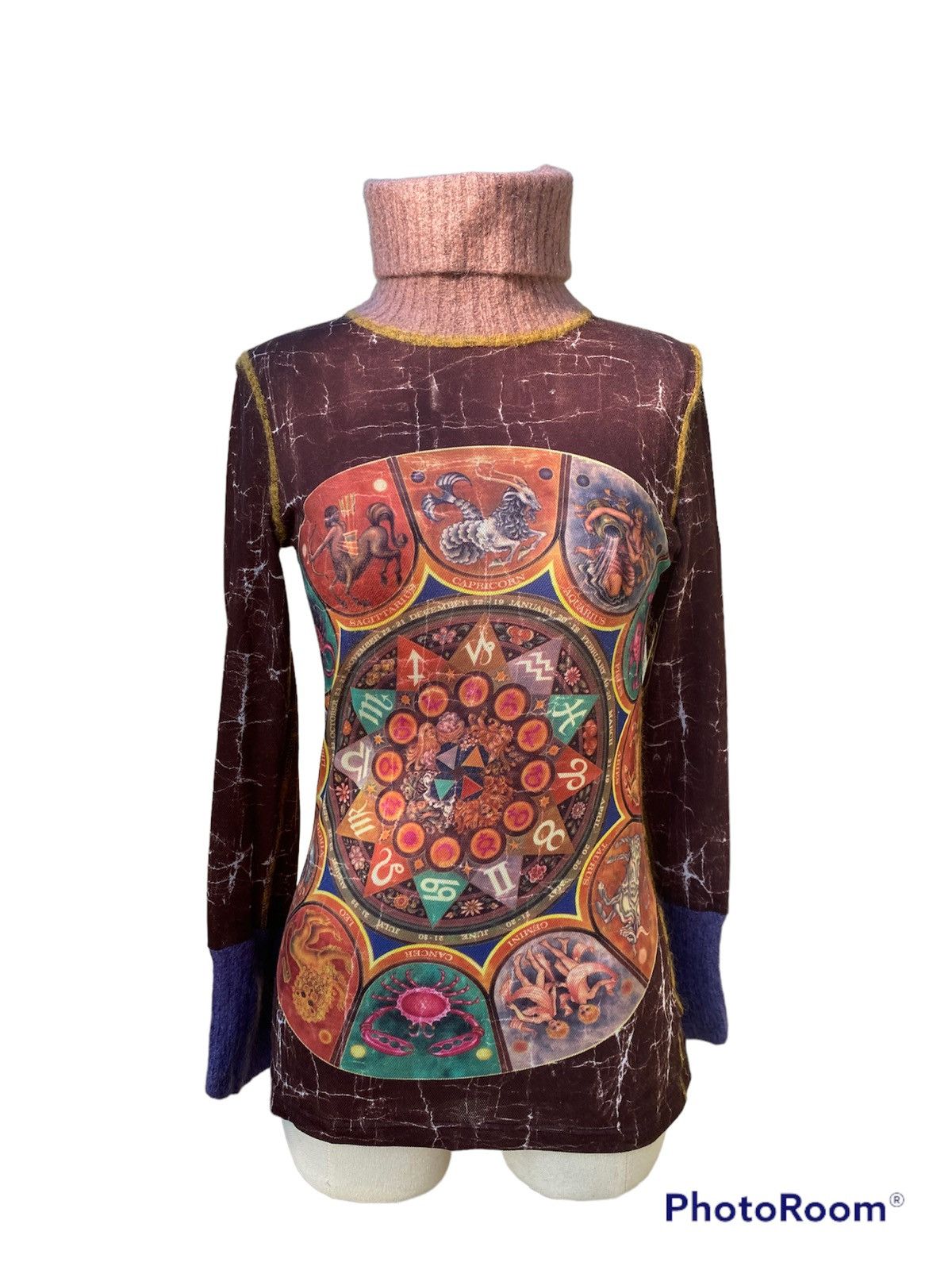 Jean Paul Gaultier vintage horoskop mesh top Size M / US 6-8 / IT 42-44 - 1 Thumbnail