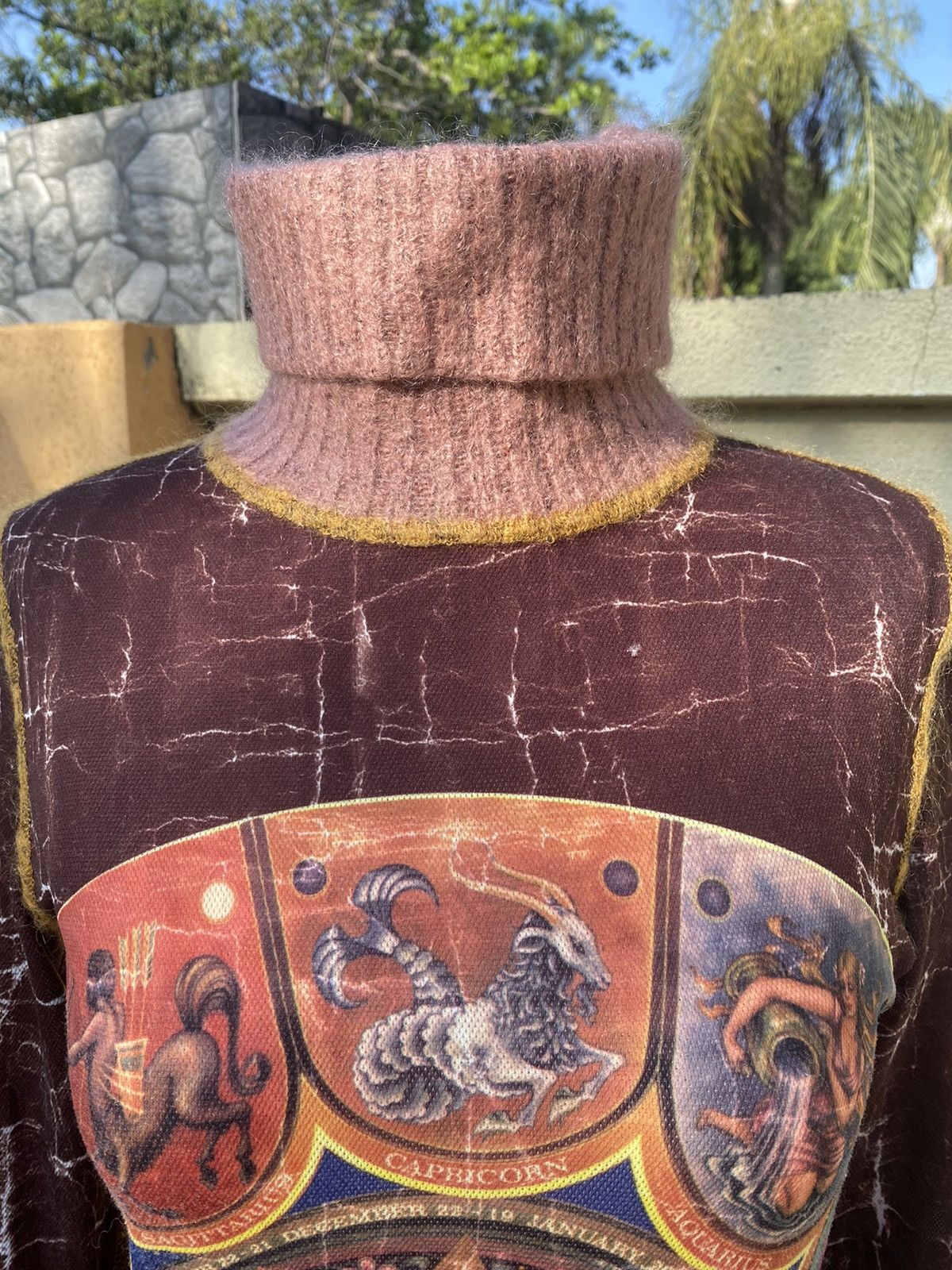 Jean Paul Gaultier vintage horoskop mesh top Size M / US 6-8 / IT 42-44 - 3 Thumbnail