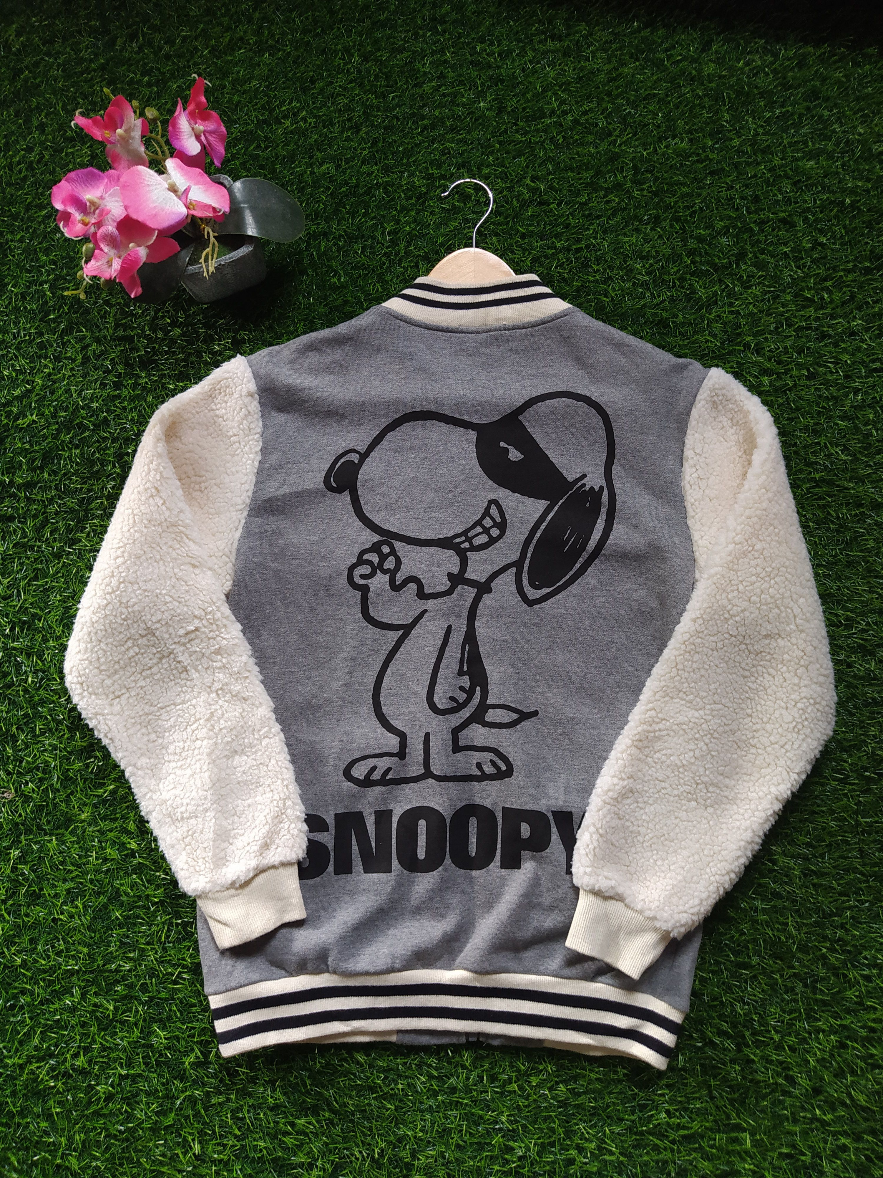 Universal Studios Snoopy Varsity Sherpa Style Size US M / EU 48-50 / 2 - 2 Thumbnail