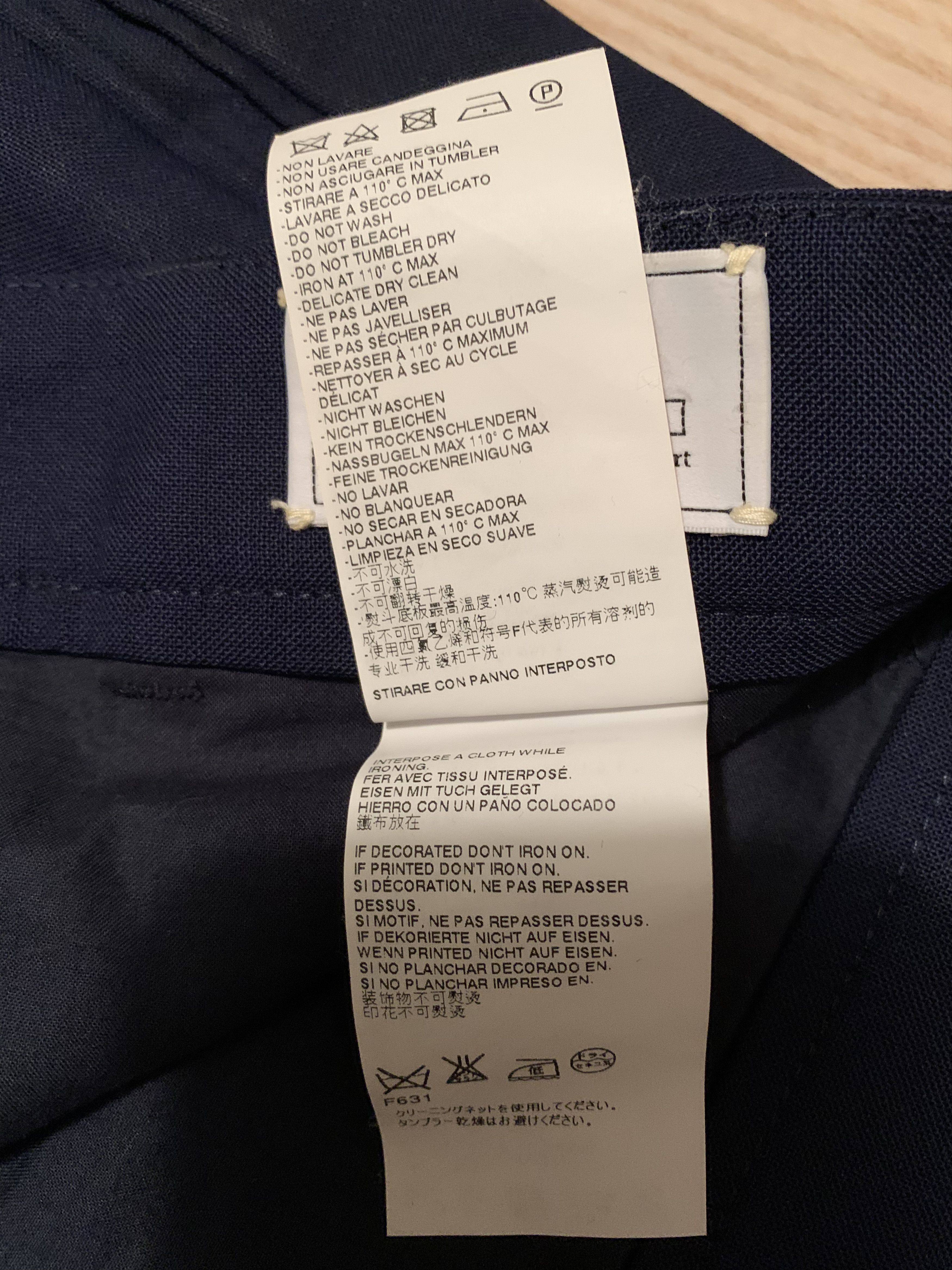 Maison Margiela Line 14 2014 slim-fit lightweight trousers IT52 (fit IT50) Size US 36 / EU 52 - 20 Thumbnail