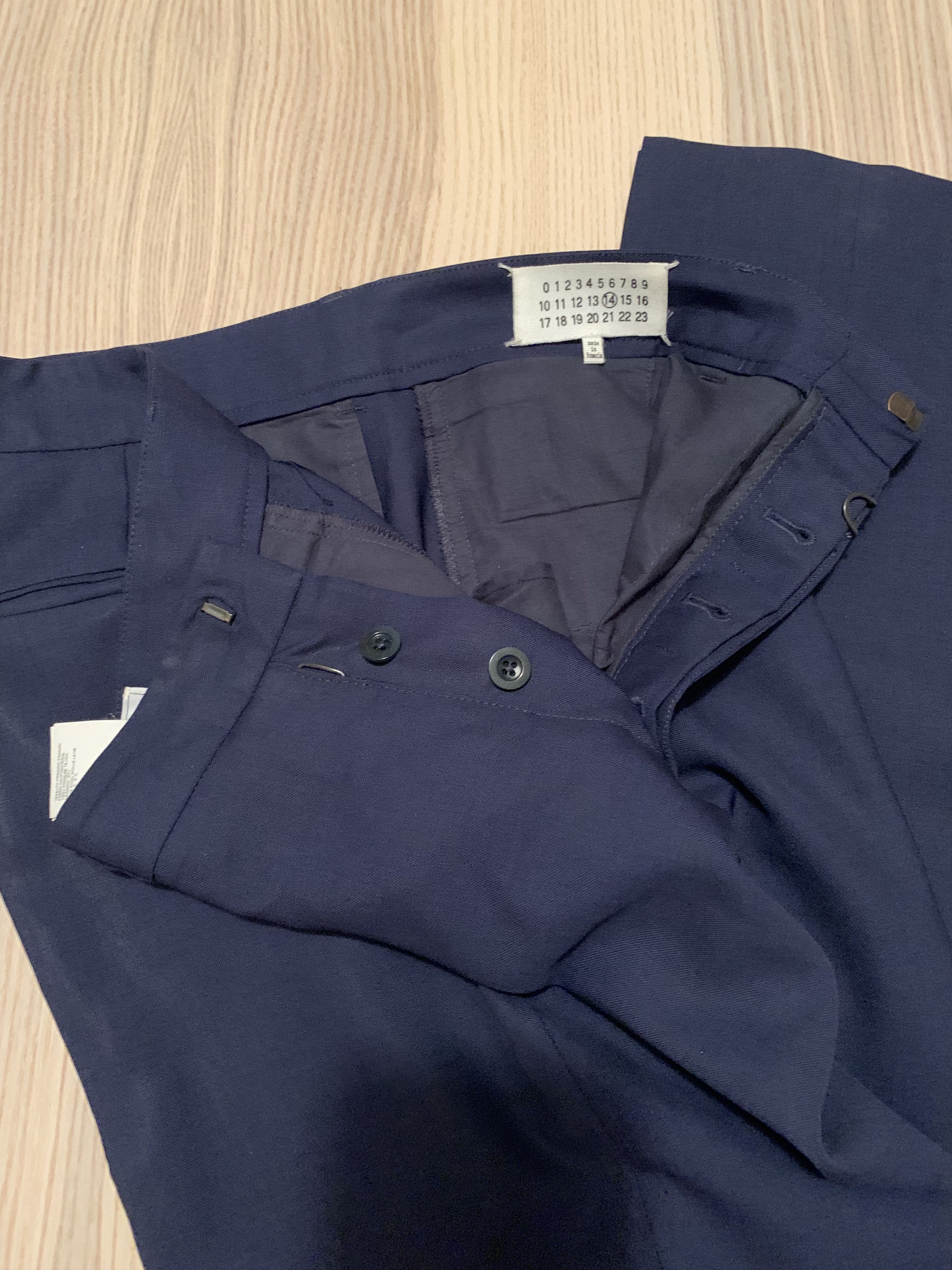 Maison Margiela Line 14 2014 slim-fit lightweight trousers IT52 (fit IT50) Size US 36 / EU 52 - 1 Thumbnail