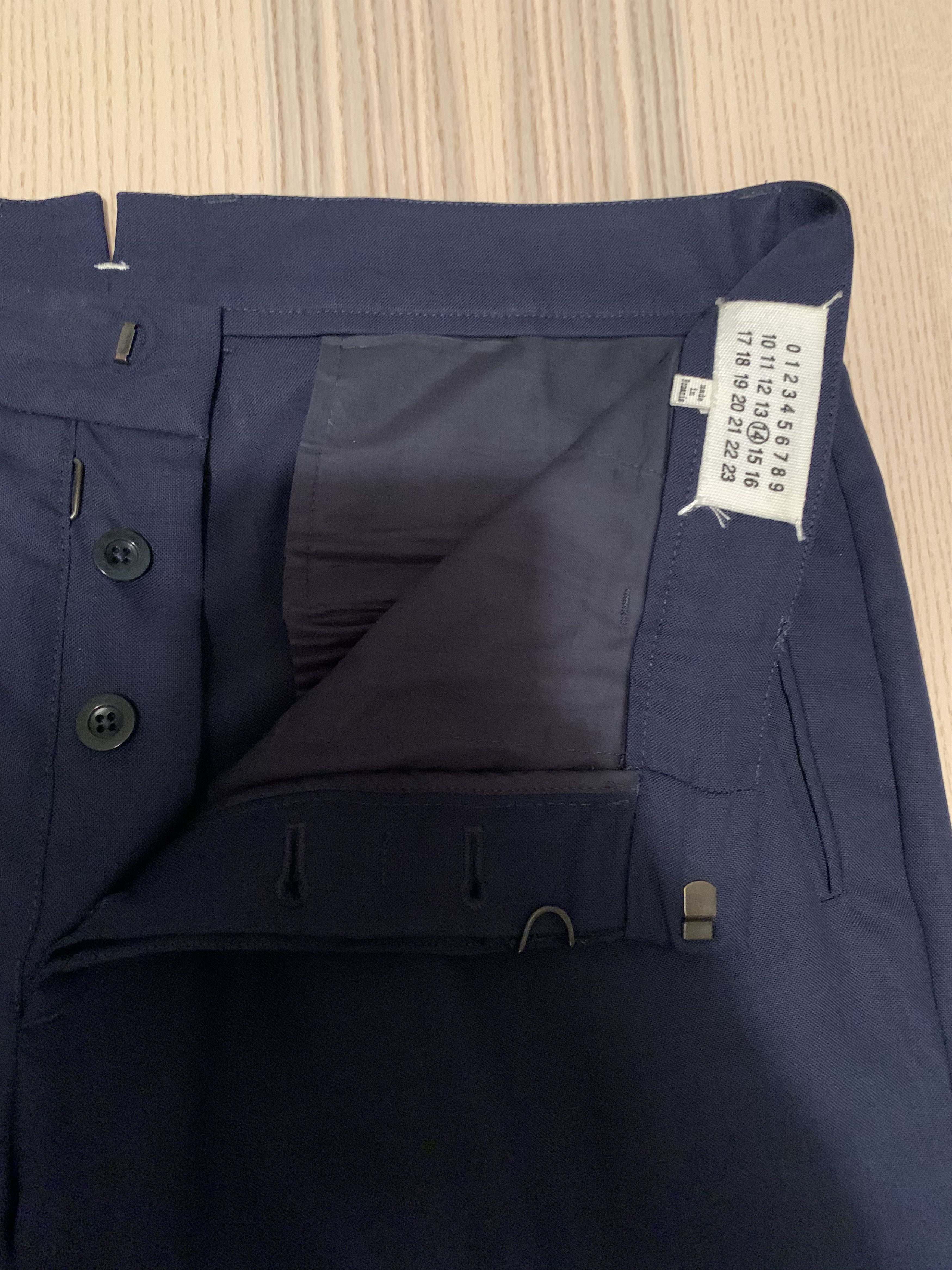 Maison Margiela Line 14 2014 slim-fit lightweight trousers IT52 (fit IT50) Size US 36 / EU 52 - 11 Thumbnail