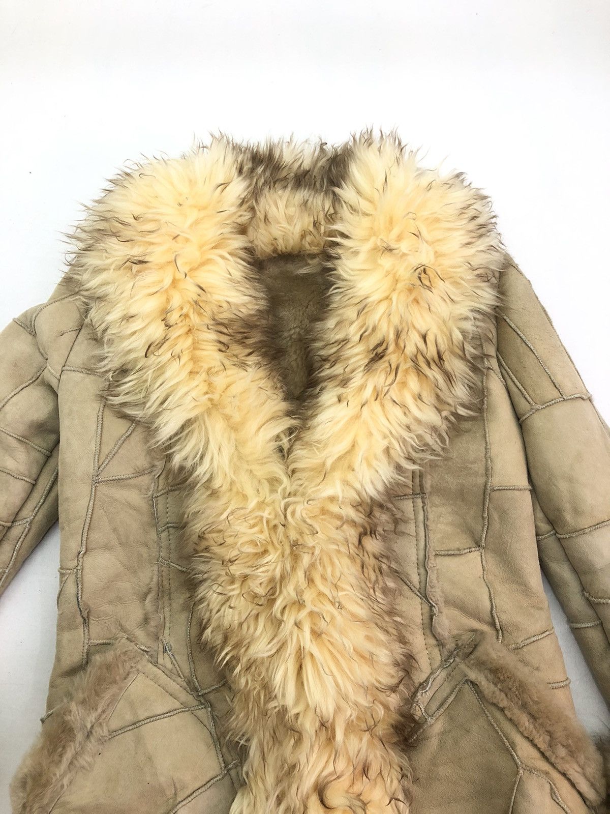 Japanese Brand Vintage Real Sheepskin Fur Lamb Coat Blouson Size US S / EU 44-46 / 1 - 3 Thumbnail