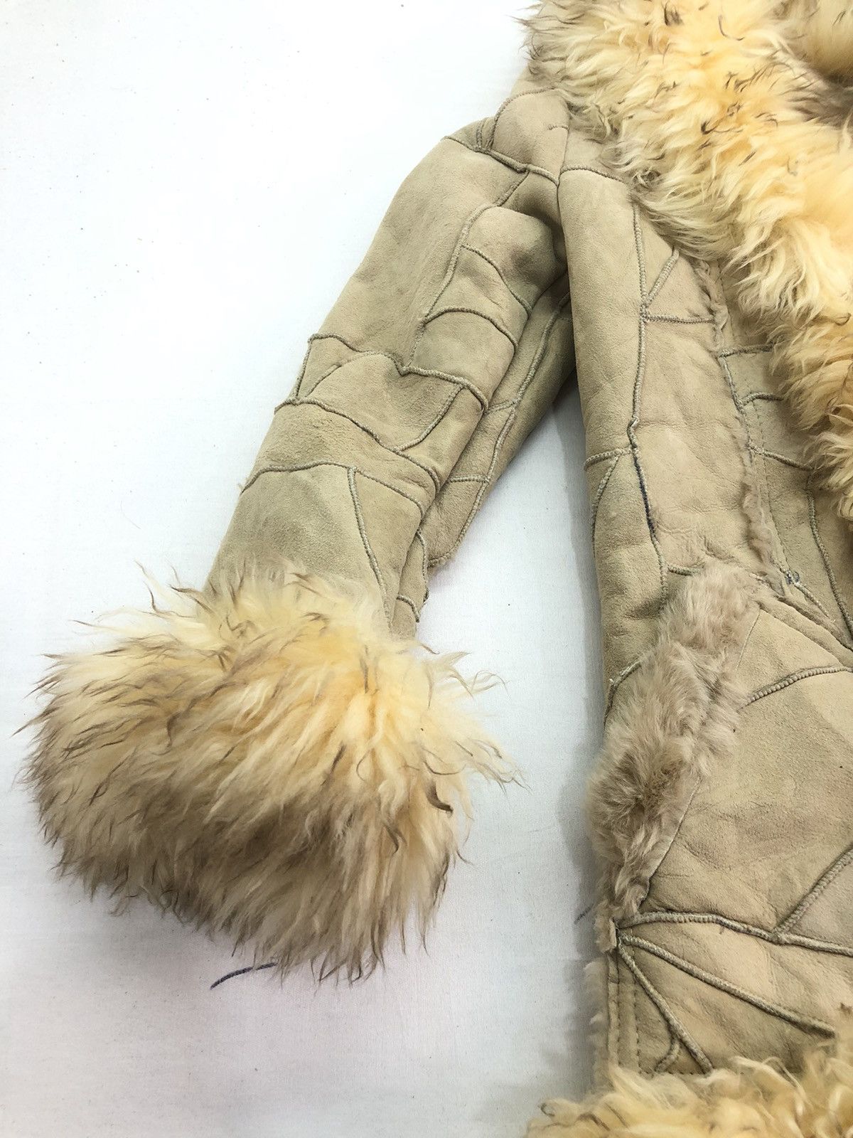 Japanese Brand Vintage Real Sheepskin Fur Lamb Coat Blouson Size US S / EU 44-46 / 1 - 7 Thumbnail