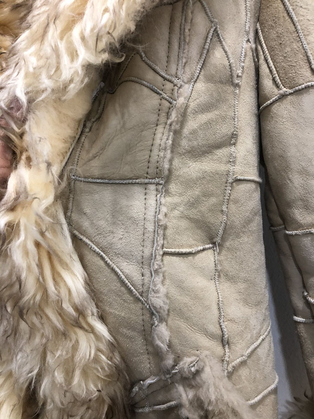 Japanese Brand Vintage Real Sheepskin Fur Lamb Coat Blouson Size US S / EU 44-46 / 1 - 14 Thumbnail