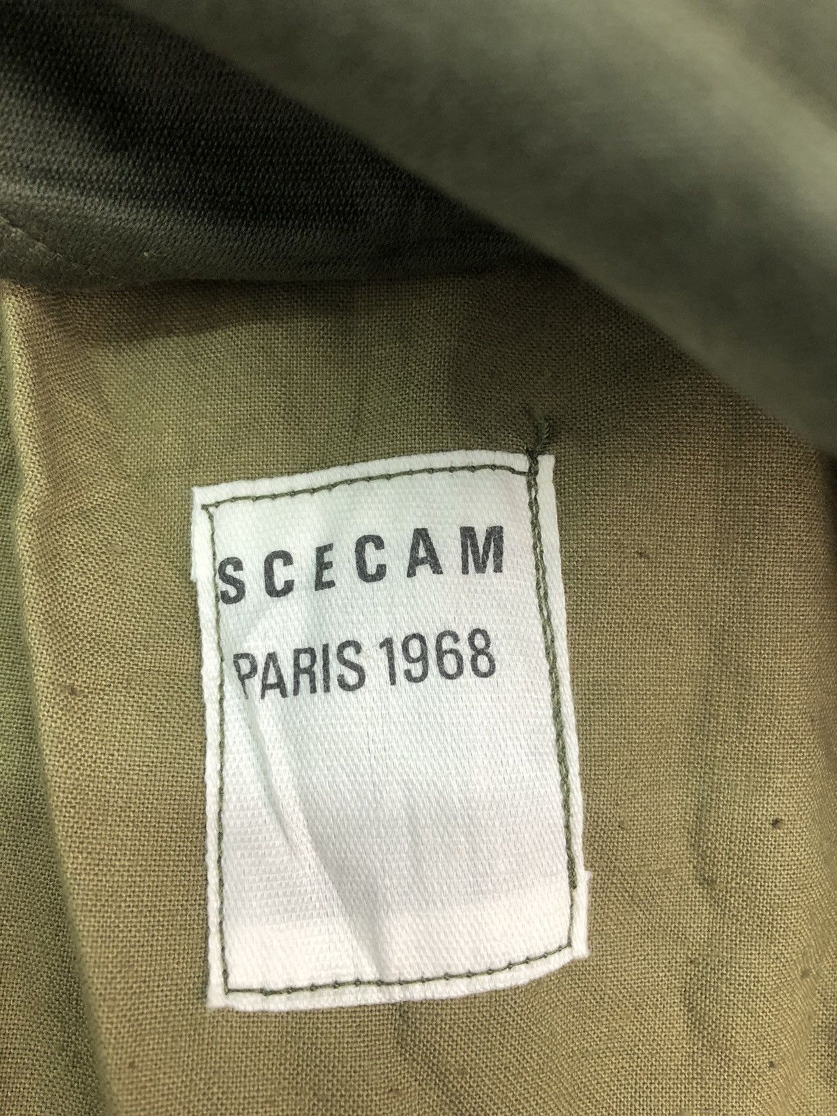 Other SCECAM Paris 1968 Green Army Multipocket Jacket Size US M / EU 48-50 / 2 - 9 Thumbnail