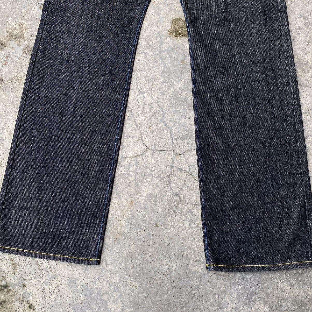 Designer × Japanese Brand Concave Chaked Japanese Denim Nice Design Size US 34 / EU 50 - 6 Thumbnail