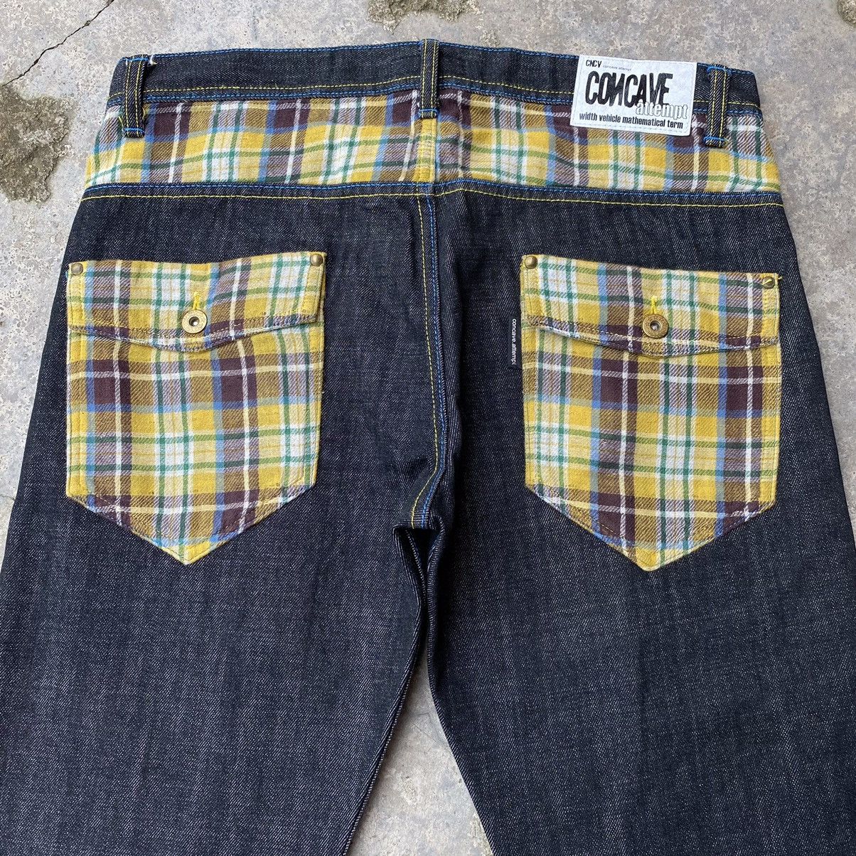Designer × Japanese Brand Concave Chaked Japanese Denim Nice Design Size US 34 / EU 50 - 2 Thumbnail