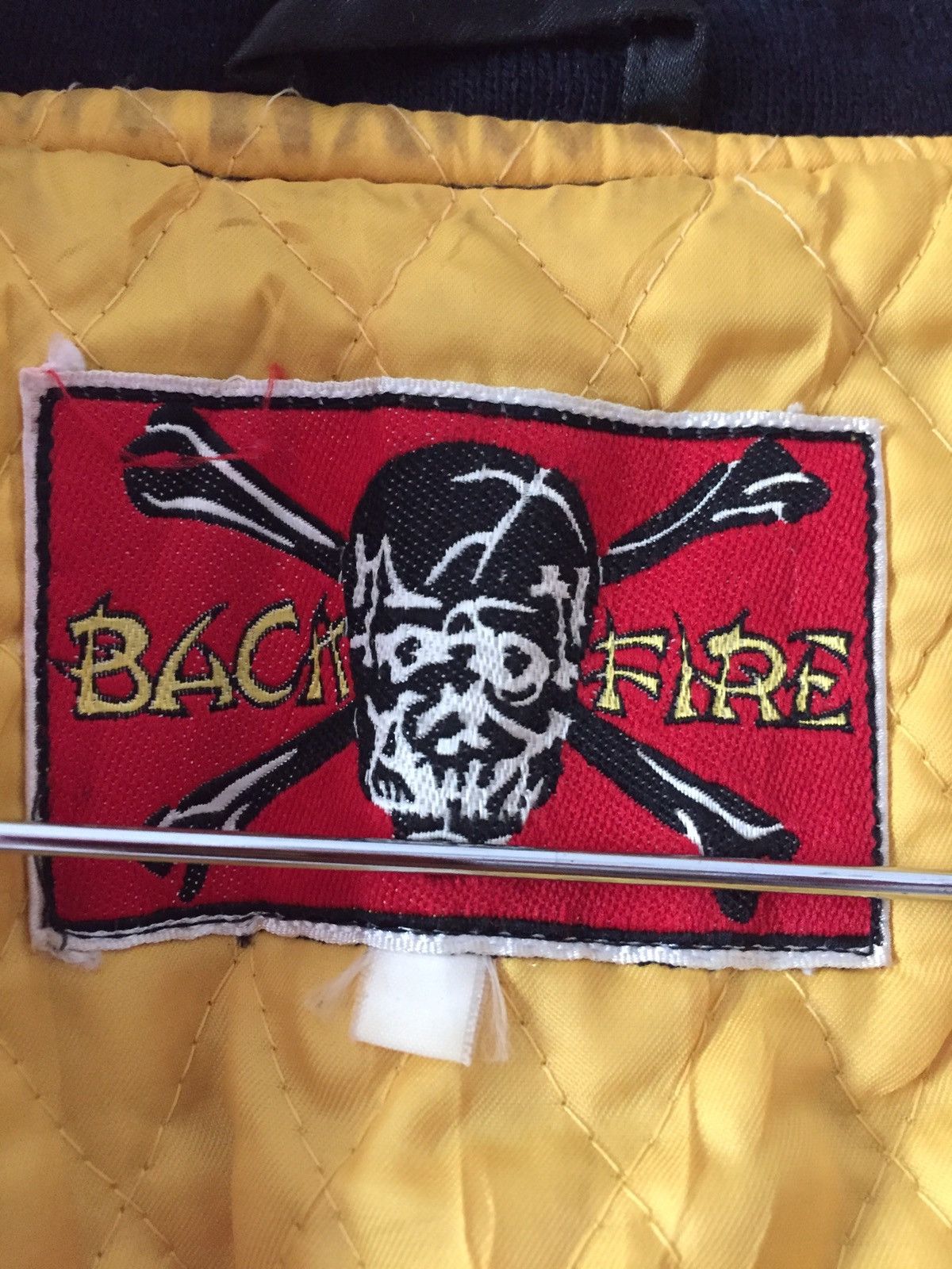Vintage 💥Movie Kill For Peace "Back Fire"MA-1 Bomber Jacket Size US M / EU 48-50 / 2 - 6 Thumbnail