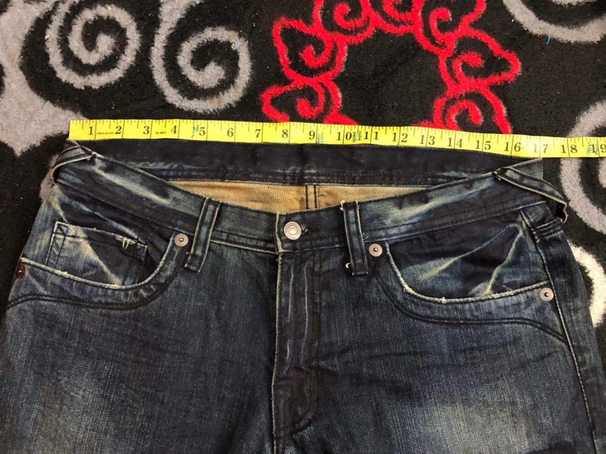Designer × Japanese Brand × Vintage Difference Rupert Japanese Patchwork Indigo Sashiko Jeans Size US 34 / EU 50 - 12 Thumbnail