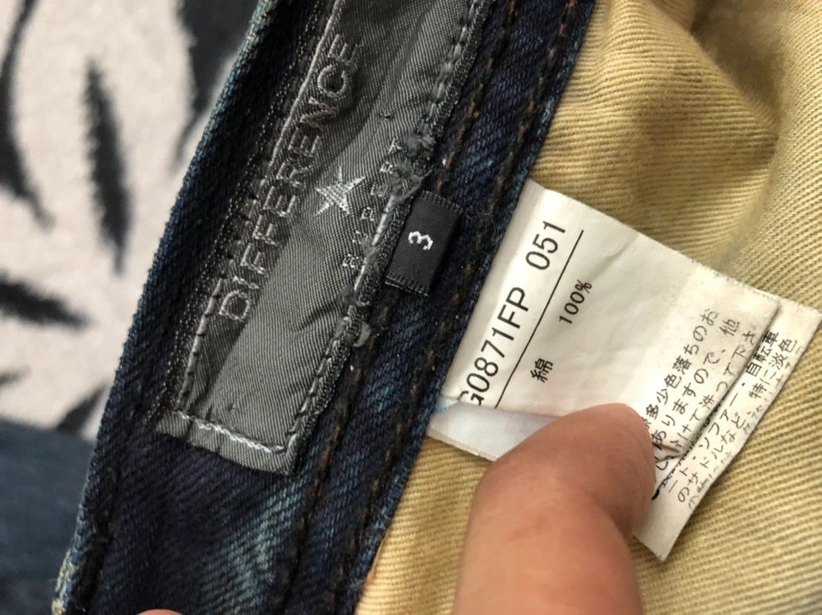 Designer × Japanese Brand × Vintage Difference Rupert Japanese Patchwork Indigo Sashiko Jeans Size US 34 / EU 50 - 10 Thumbnail