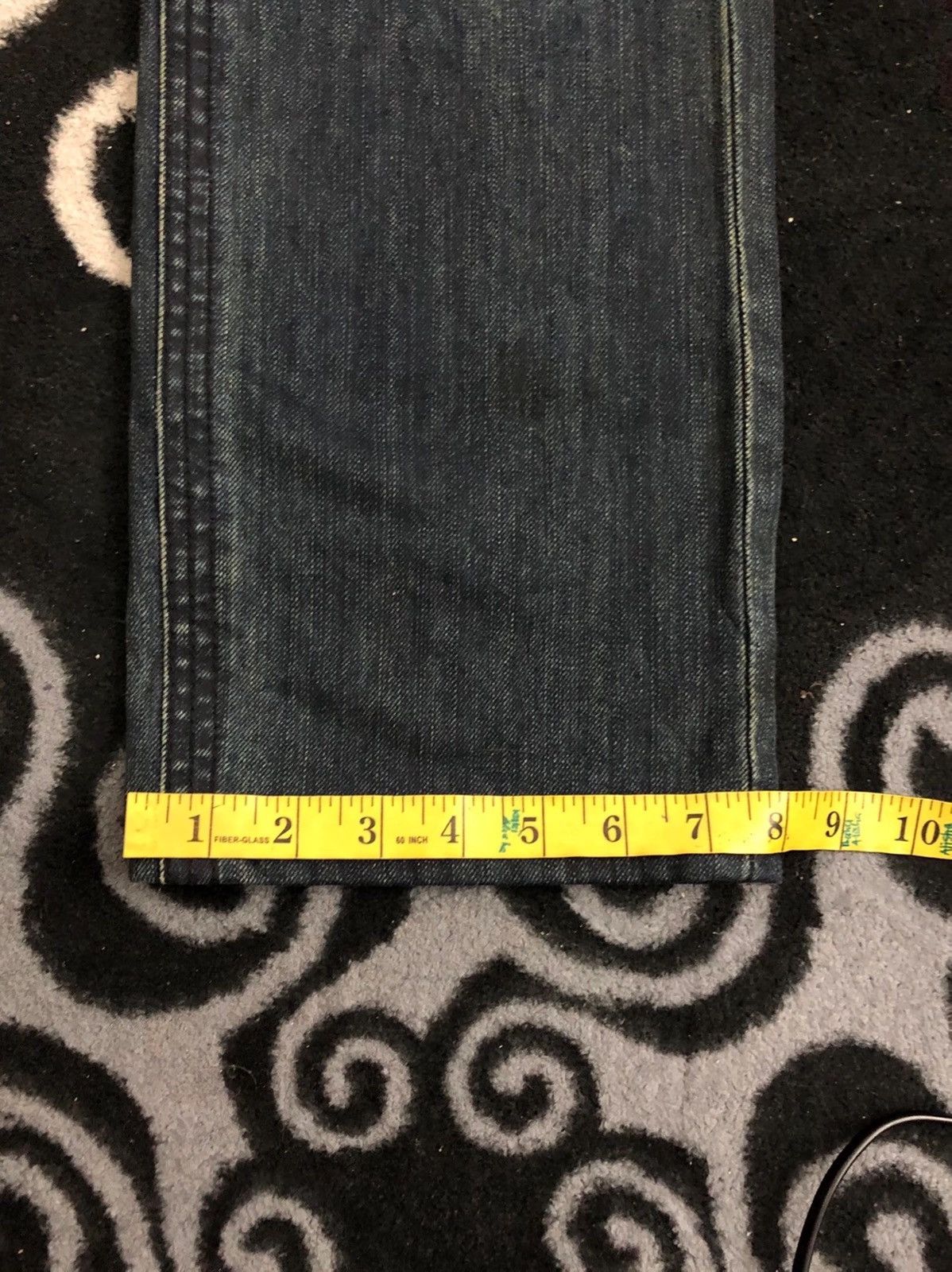 Designer × Japanese Brand × Vintage Difference Rupert Japanese Patchwork Indigo Sashiko Jeans Size US 34 / EU 50 - 16 Thumbnail