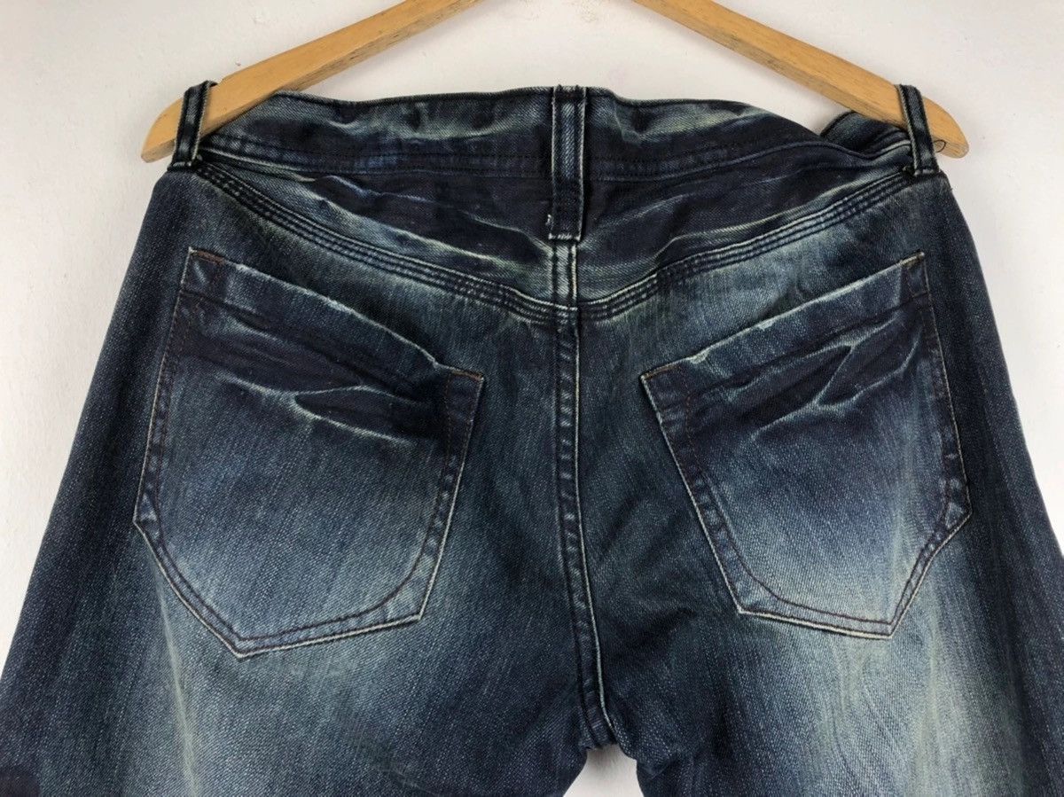 Designer × Japanese Brand × Vintage Difference Rupert Japanese Patchwork Indigo Sashiko Jeans Size US 34 / EU 50 - 9 Thumbnail