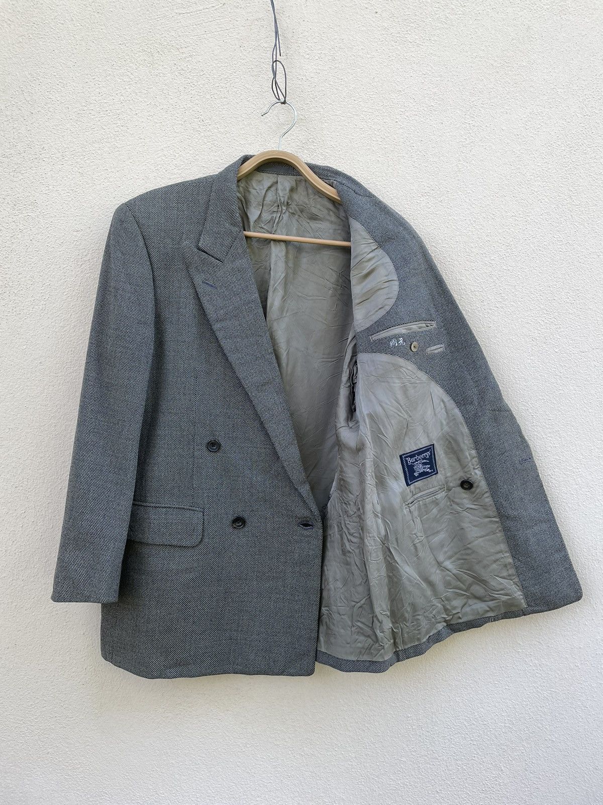 Burberry VINTAGE BURBERRYS DOUBLE BREASTED JACKET BLAZER Size US L / EU 52-54 / 3 - 5 Thumbnail