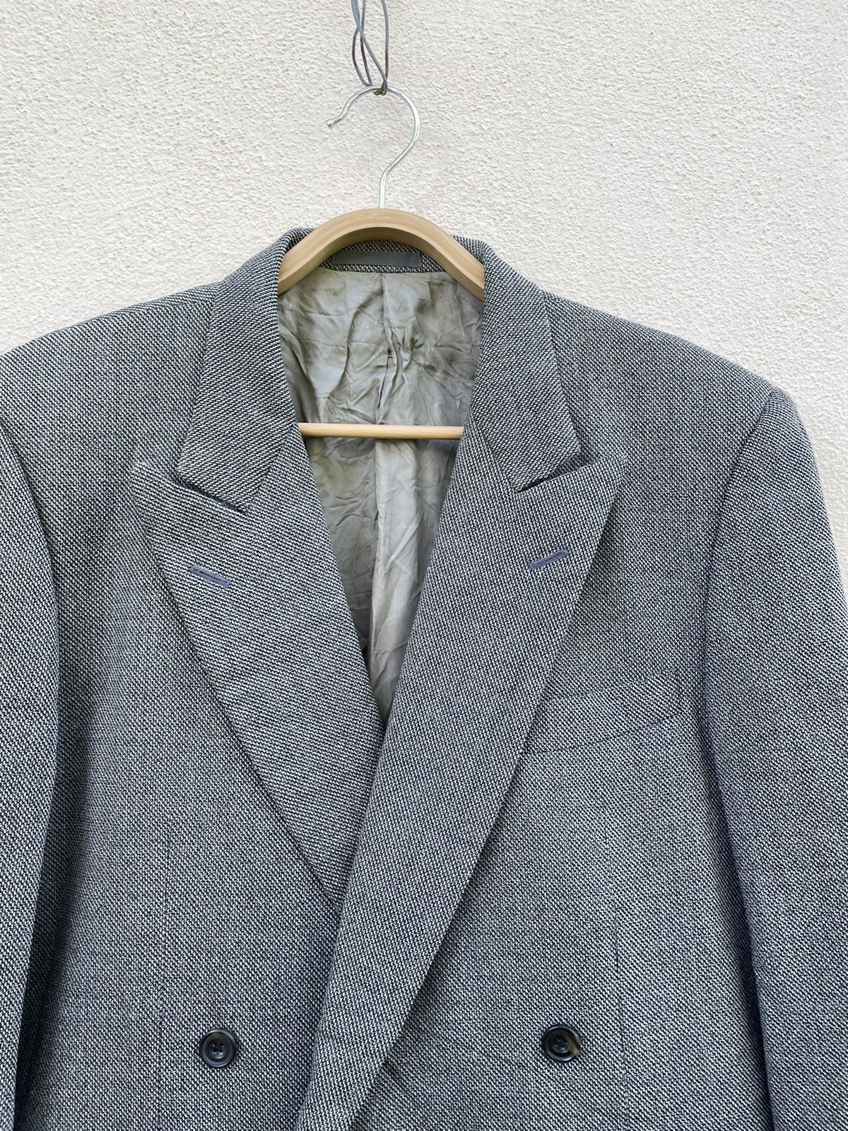 Burberry VINTAGE BURBERRYS DOUBLE BREASTED JACKET BLAZER Size US L / EU 52-54 / 3 - 2 Thumbnail