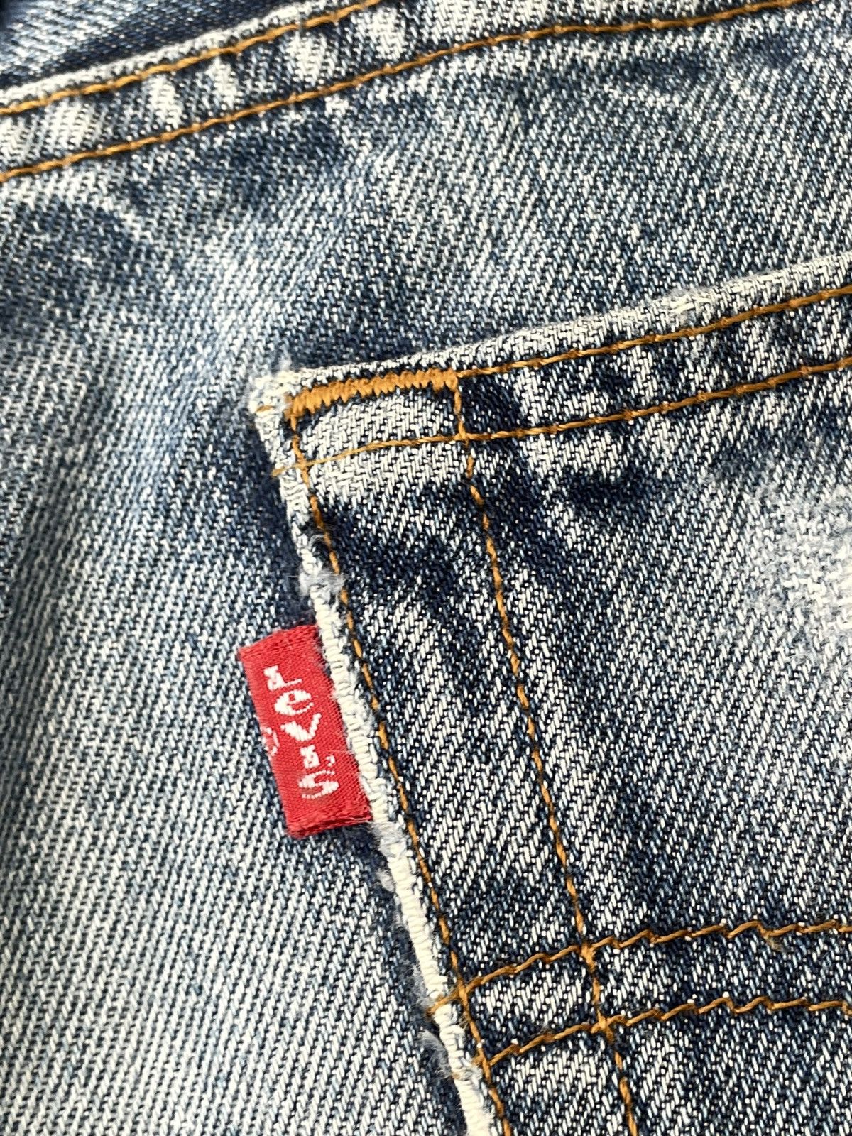 Levi's × Vintage VINTAGE 501 LEVIS DISSTRESSED DENIM Size US 33 - 6 Thumbnail