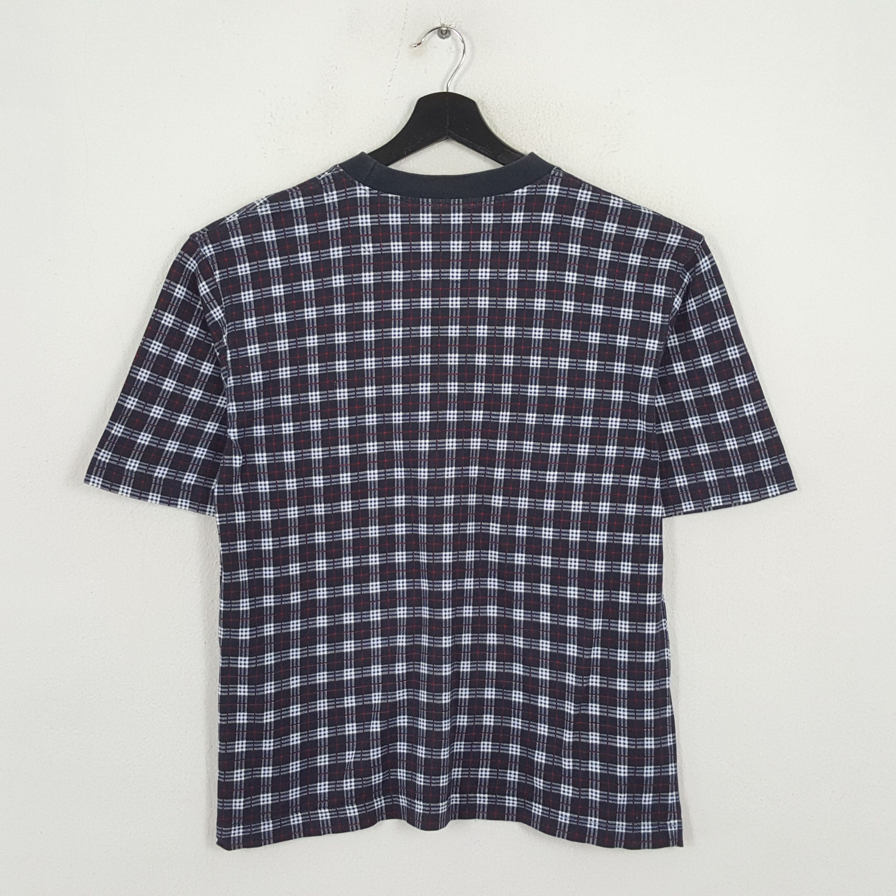 Burberry × Vintage BURBERRYS Nova Check Design Style Tshirt Size US M / EU 48-50 / 2 - 3 Thumbnail