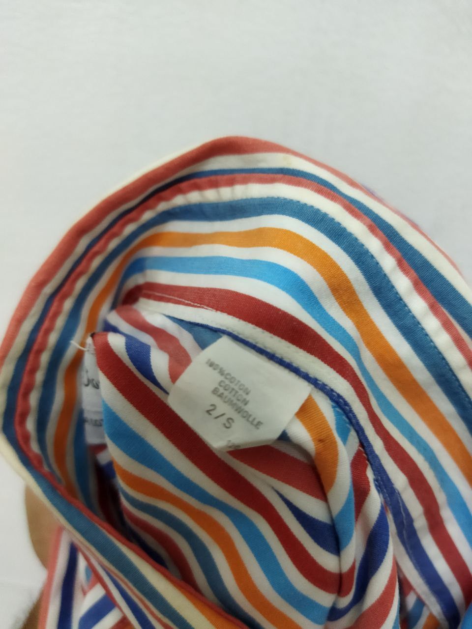 Christian Dior Monsieur Vintage CHRISTIAN DIOR Multicolour Striped Oversized Shirt Size US S / EU 44-46 / 1 - 3 Thumbnail