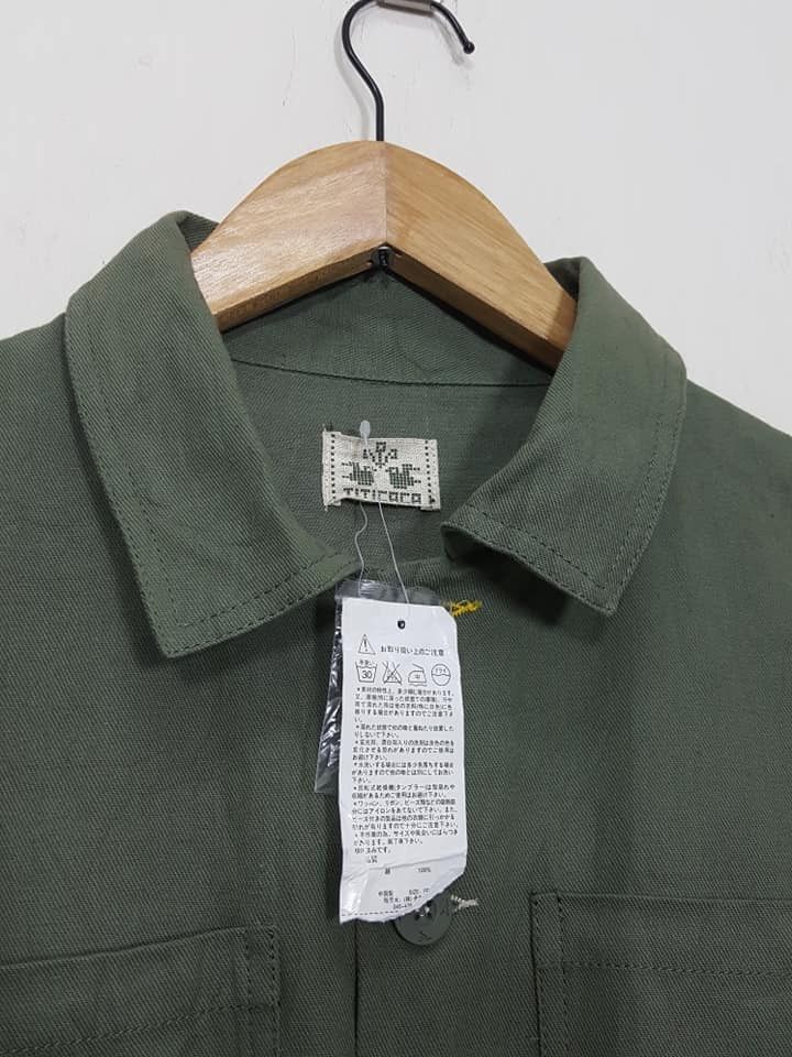 Japanese Brand Titicaca Aztec Army Shirt NWT Size US M / EU 48-50 / 2 - 3 Thumbnail