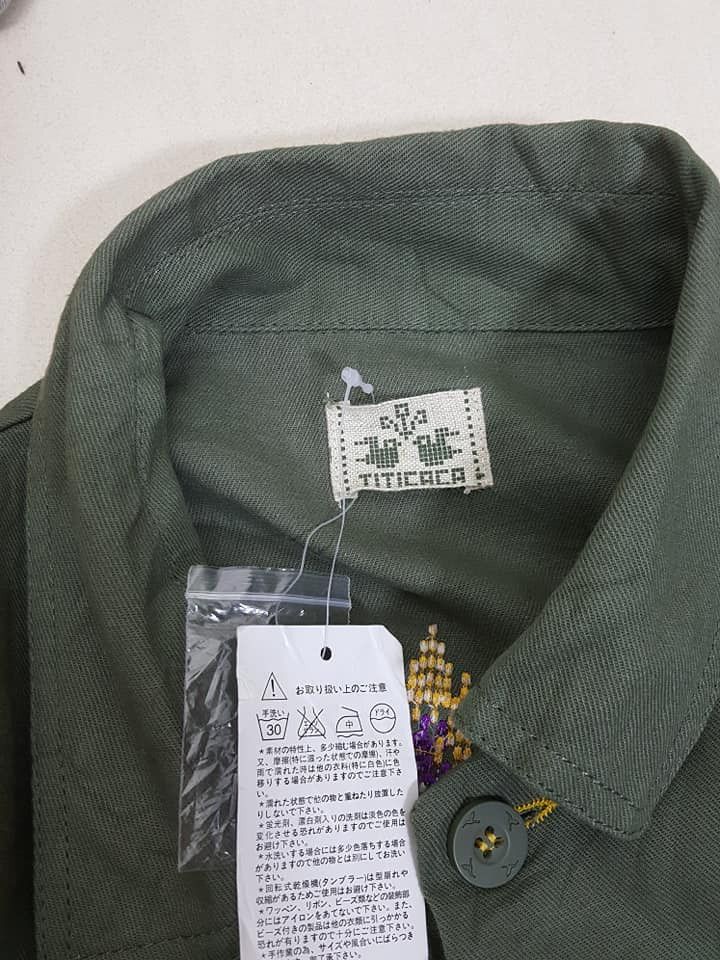 Japanese Brand Titicaca Aztec Army Shirt NWT Size US M / EU 48-50 / 2 - 5 Thumbnail