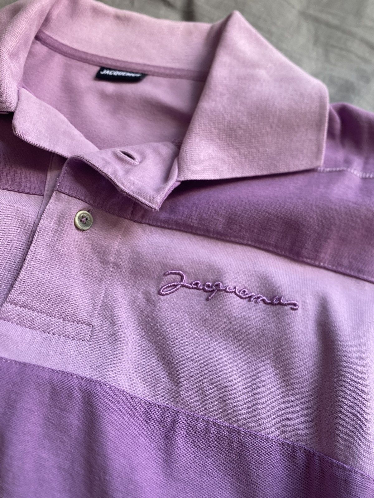 Jacquemus Purple Long Sleeves Polo Size US S / EU 44-46 / 1 - 5 Thumbnail