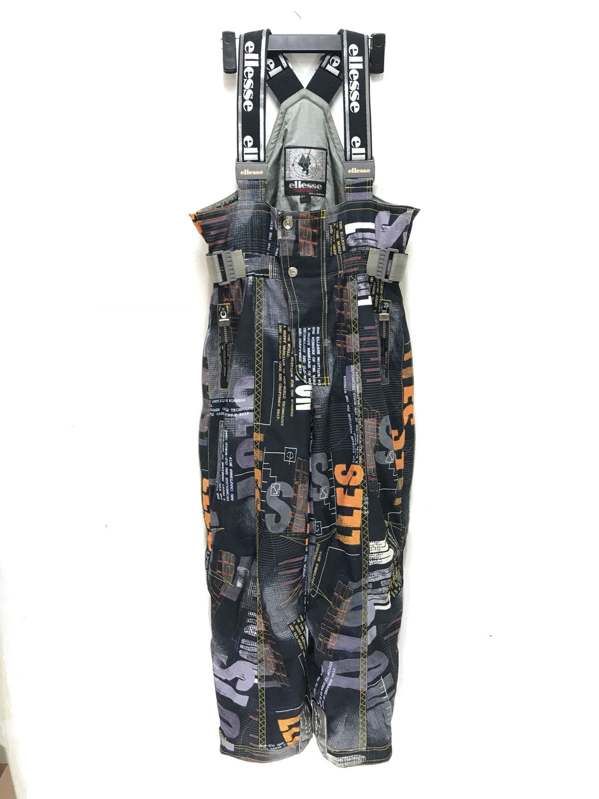 Ellesse Vtg Ellesse Overall Ski Pant Fullprinted Stretchable Waist Size US 36 / EU 52 - 1 Thumbnail