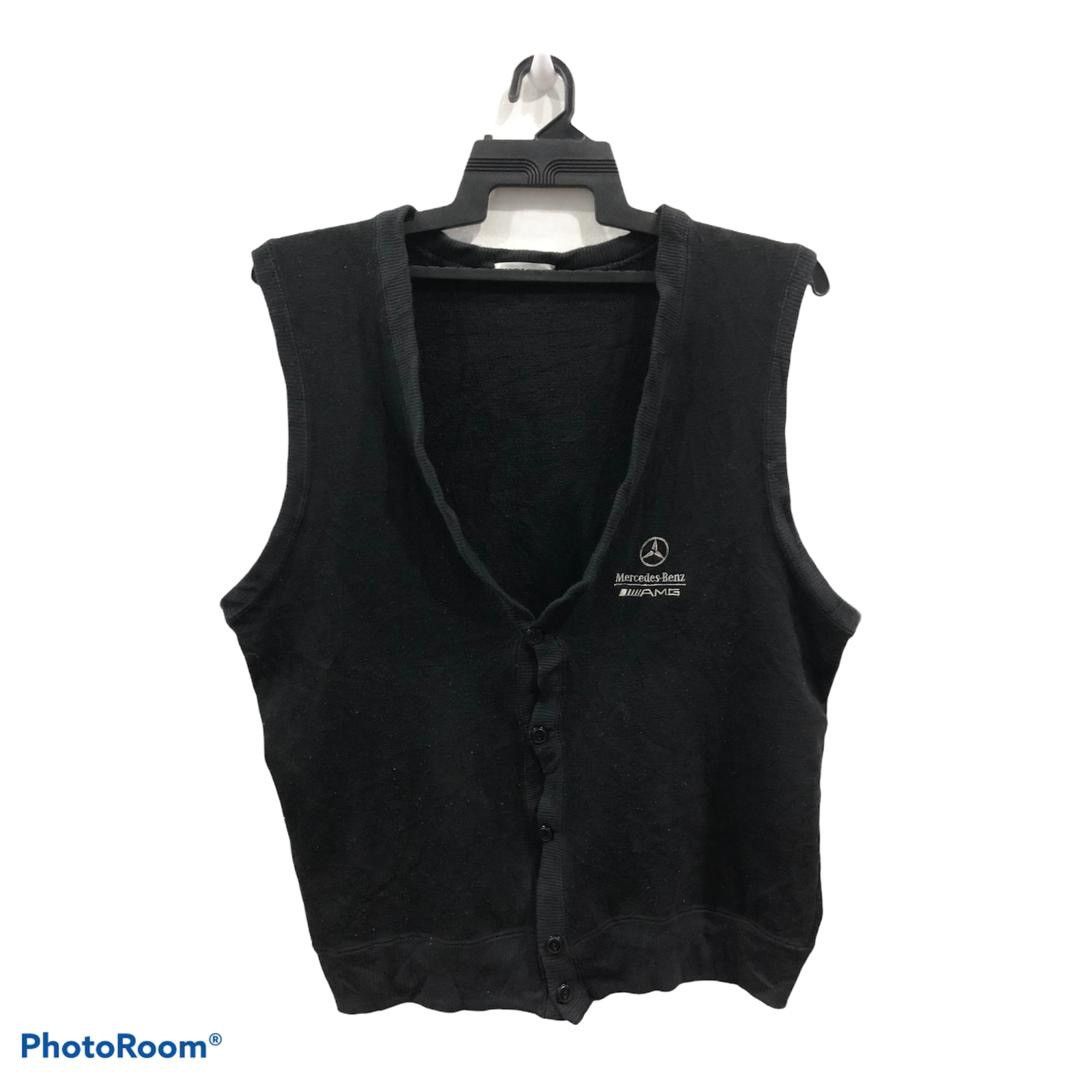 Japanese Brand × Mercedes-Benz Vintage Mercedes Benz Small Logo Vest Size US L / EU 52-54 / 3 - 1 Thumbnail