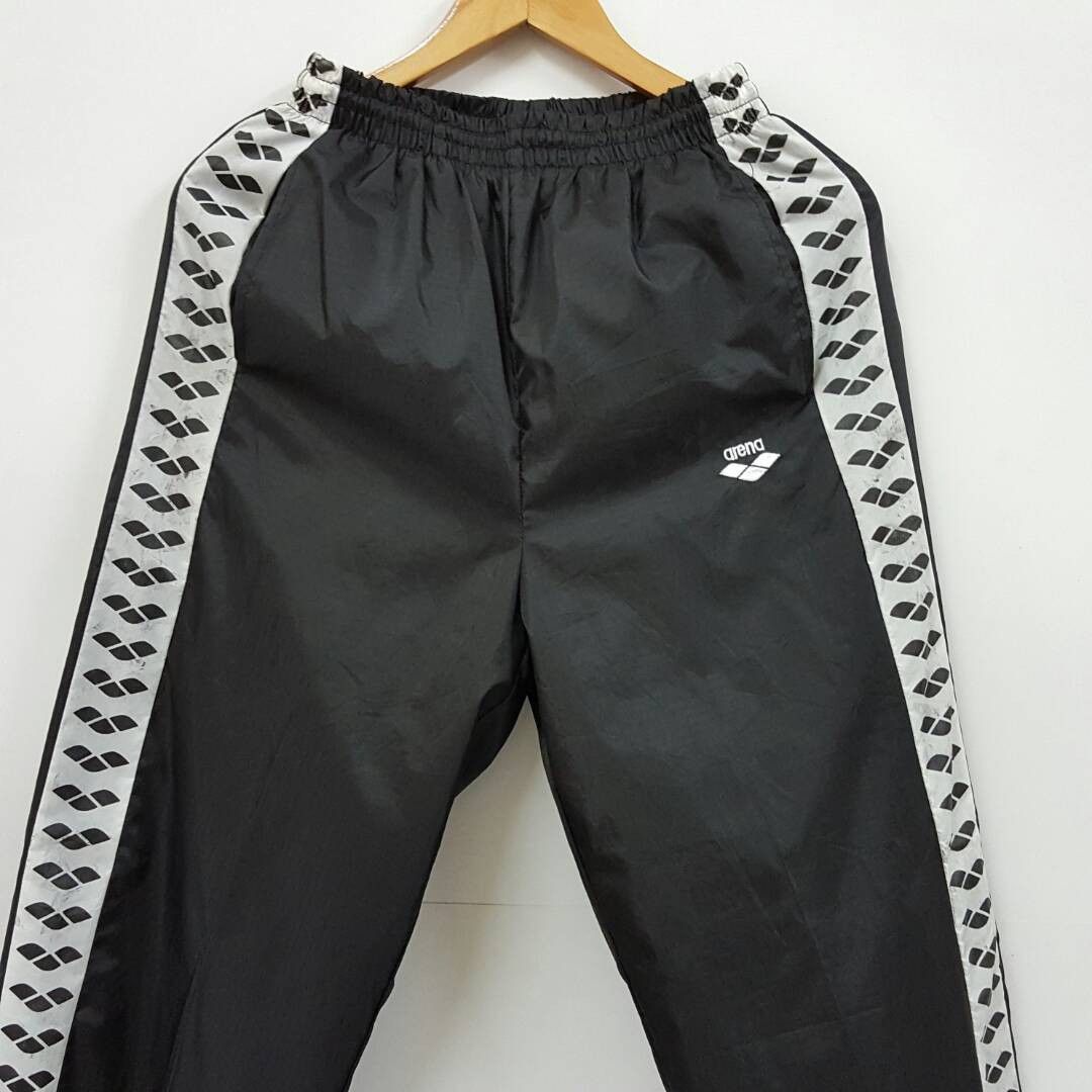 Kappa × Vintage Vintage arena stripe logo design black sweatpants Size US 34 / EU 50 - 2 Thumbnail