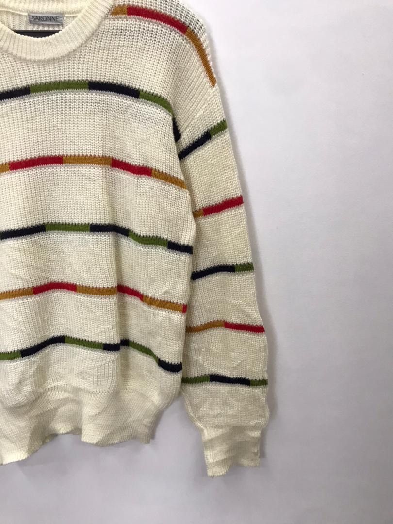 Homespun Knitwear × Japanese Brand × Vintage Vintage BARRONE knitwear classic colour Size US M / EU 48-50 / 2 - 3 Thumbnail