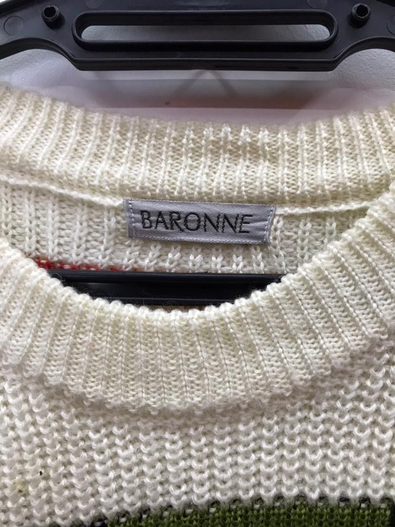 Homespun Knitwear × Japanese Brand × Vintage Vintage BARRONE knitwear classic colour Size US M / EU 48-50 / 2 - 5 Thumbnail